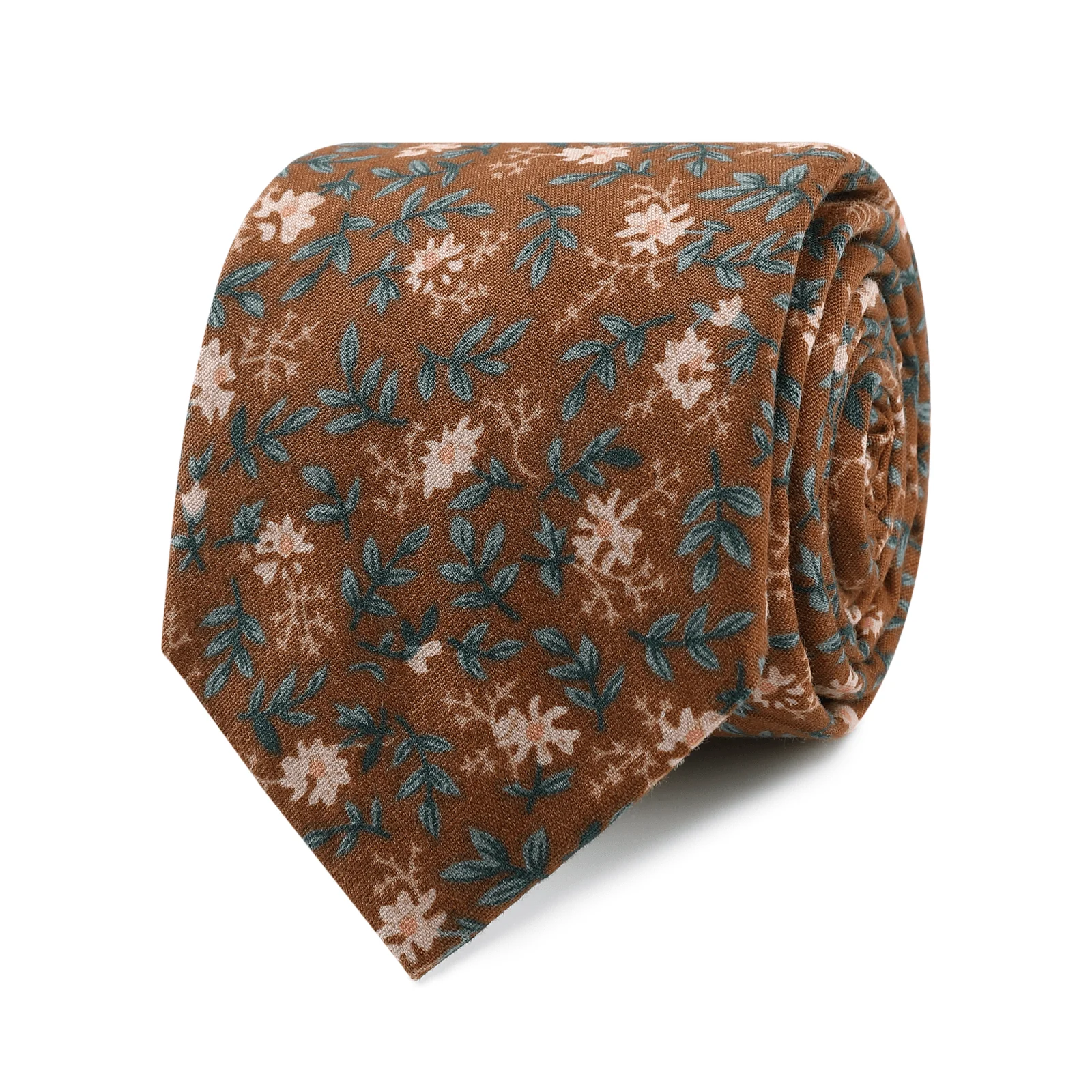 Havana Cocoa Blossom Skinny Tie - Image 2