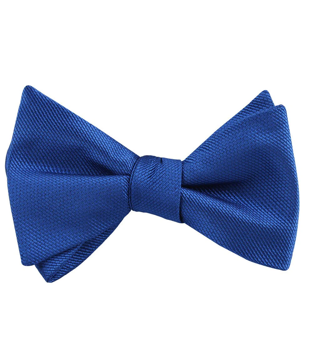 Horizon Blue Weave Self Bow Tie - Image 2