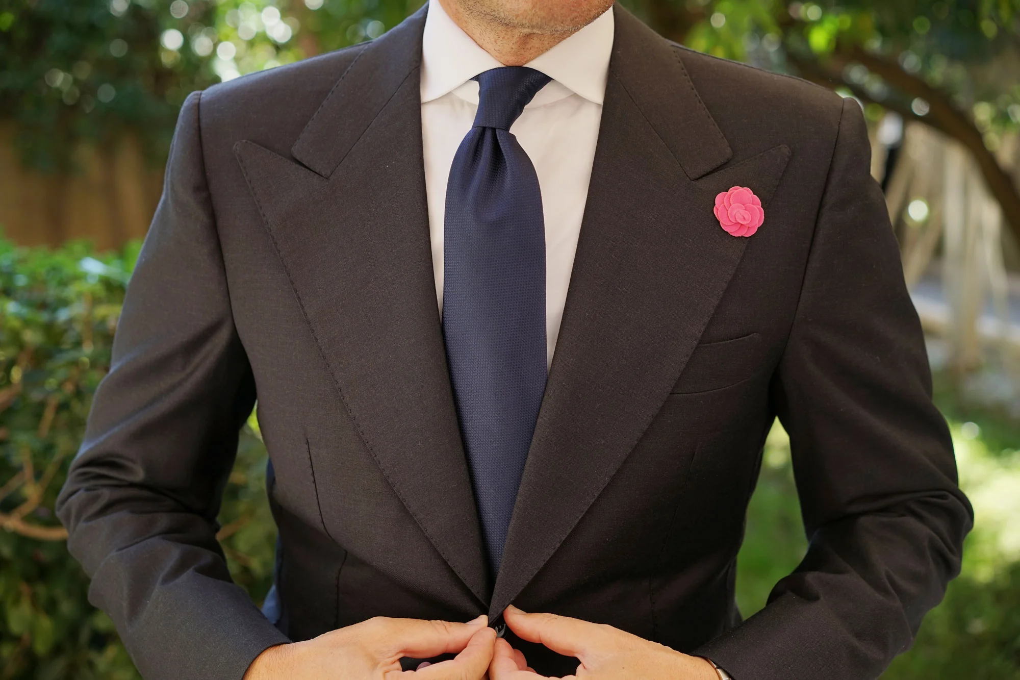 Hot Pink Mini Velvet Lapel Pin - Image 7