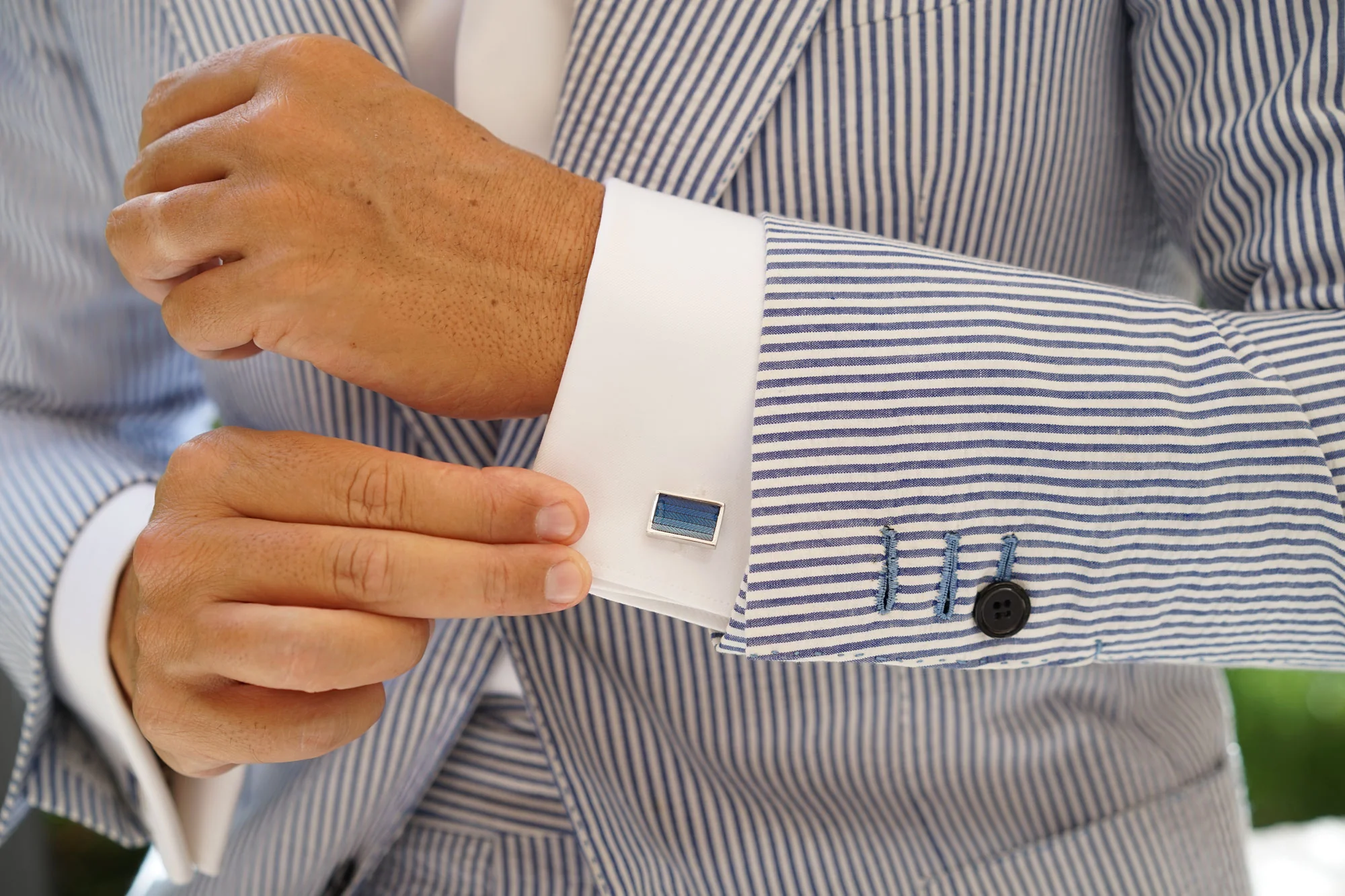 House of OTAA Sapphire Cufflinks - Image 7