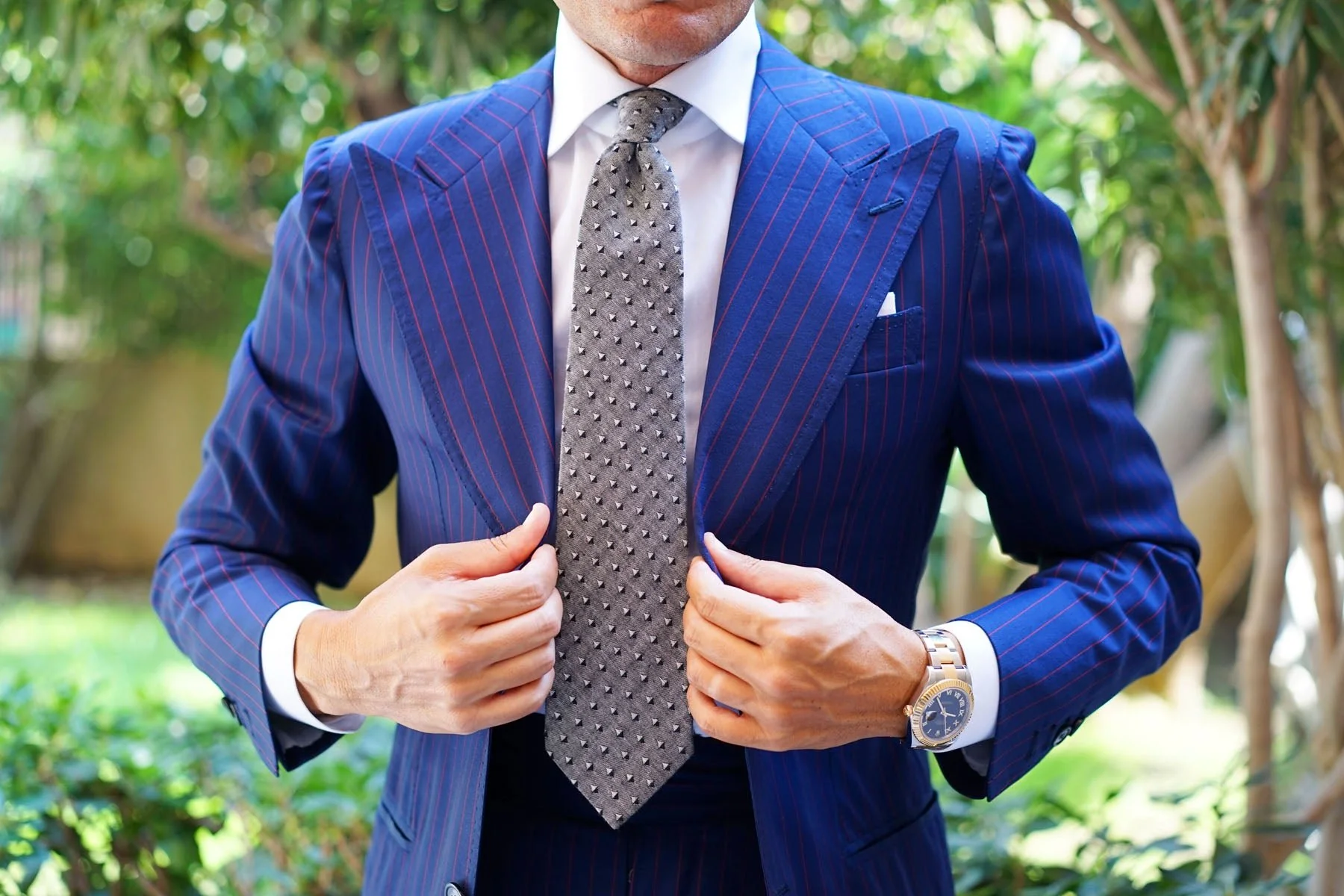 Inception Black Linen Tie - Image 10