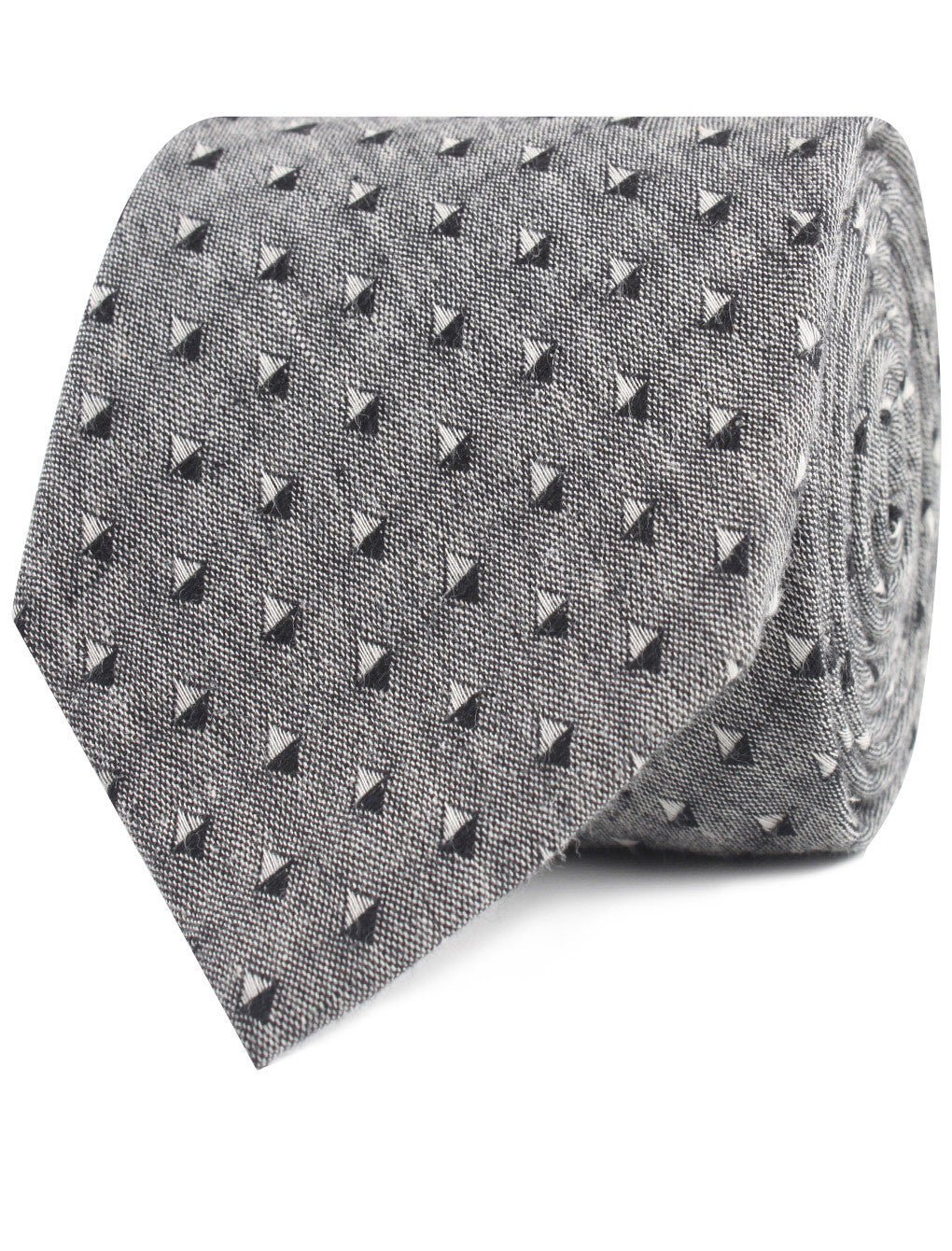 Inception Black Linen Tie - Image 2