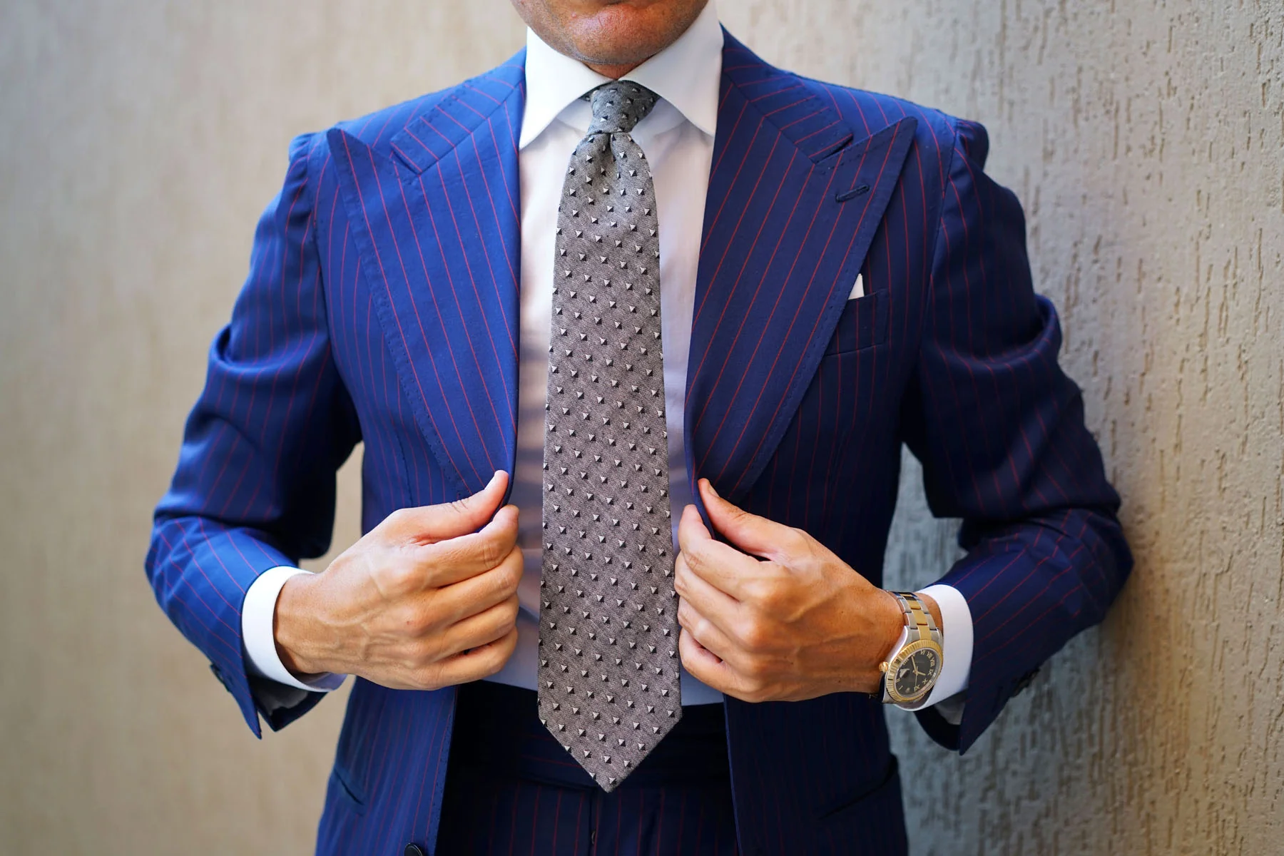 Inception Black Linen Tie - Image 6