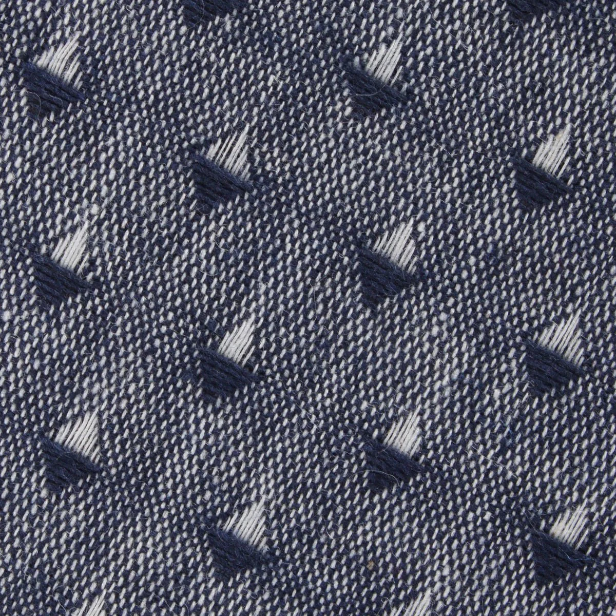 Inception Navy Linen Kids Diamond Bow Tie - Image 2