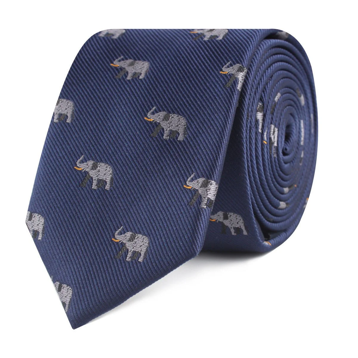 Indian Elephant Skinny Tie - Image 2