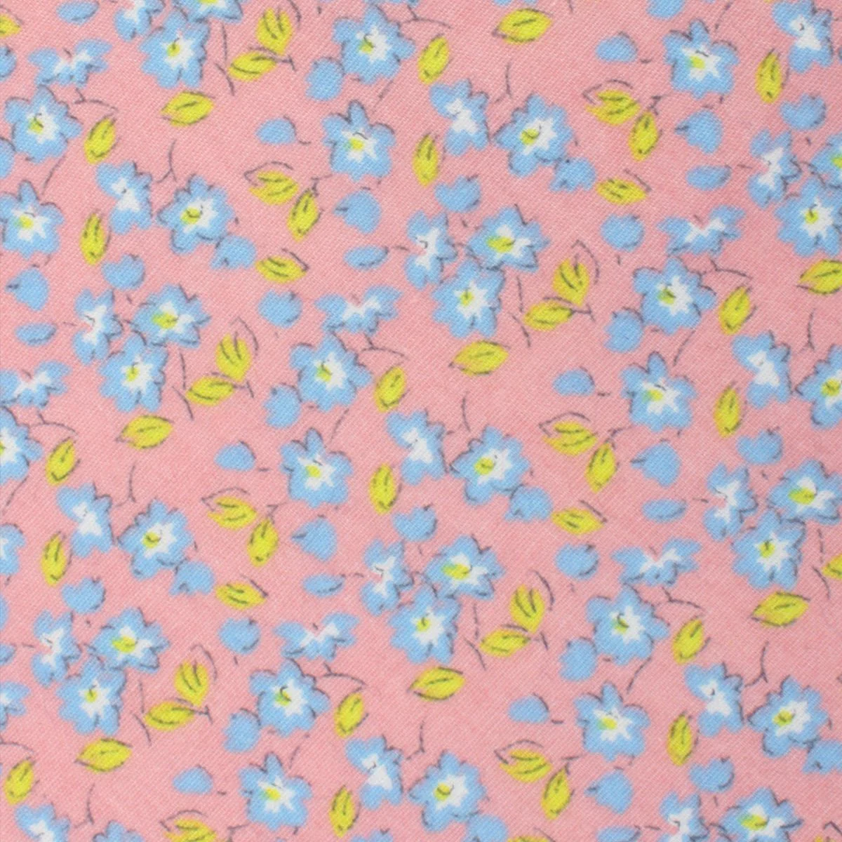 Isle of Skye Peach Floral Skinny Tie - Image 3