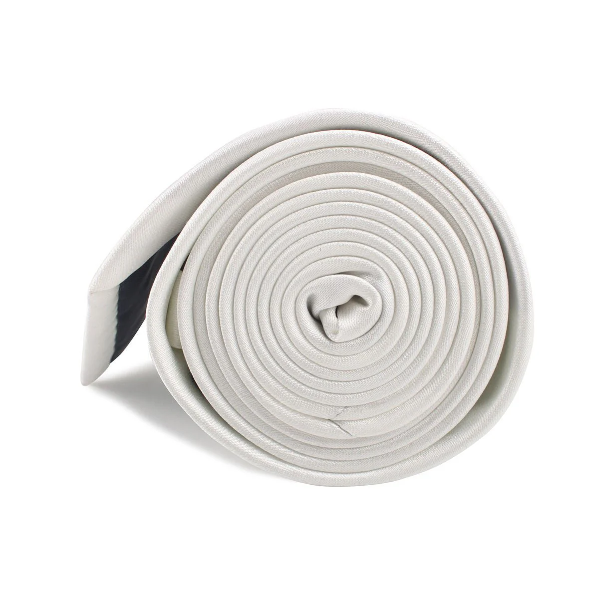 Ivory Satin Necktie - Image 4