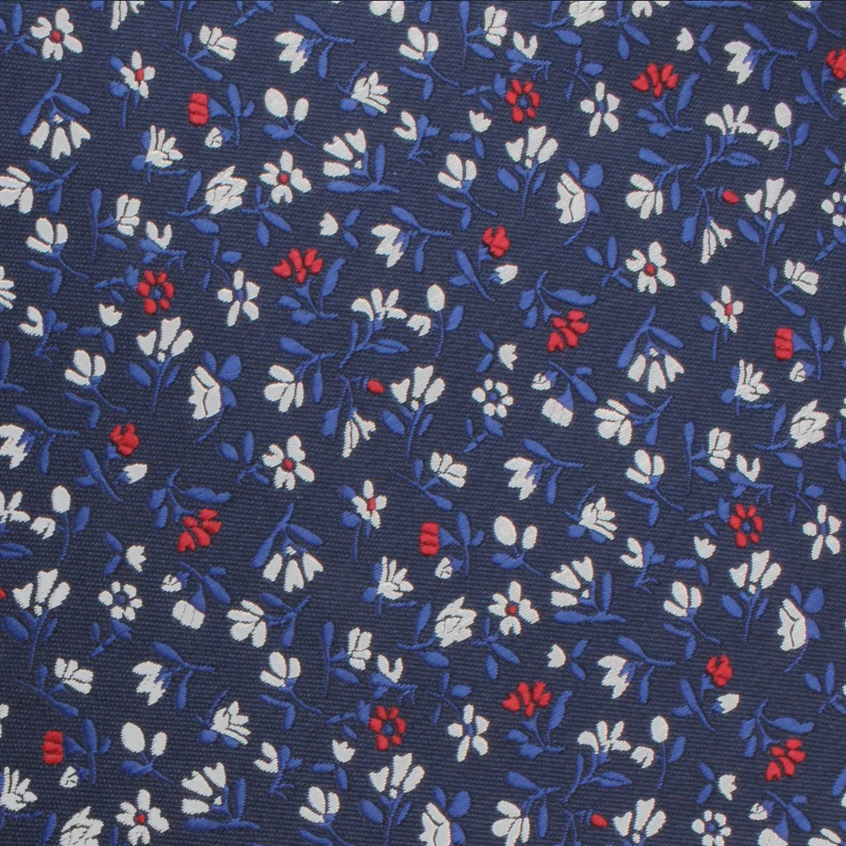 Jardin des Tuileries Navy Floral Pocket Square - Image 2