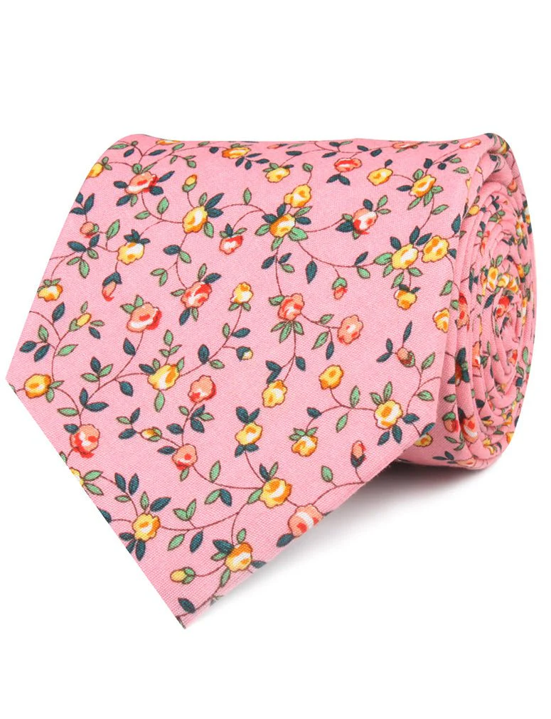 Je Suis Malade Floral Necktie - Image 2