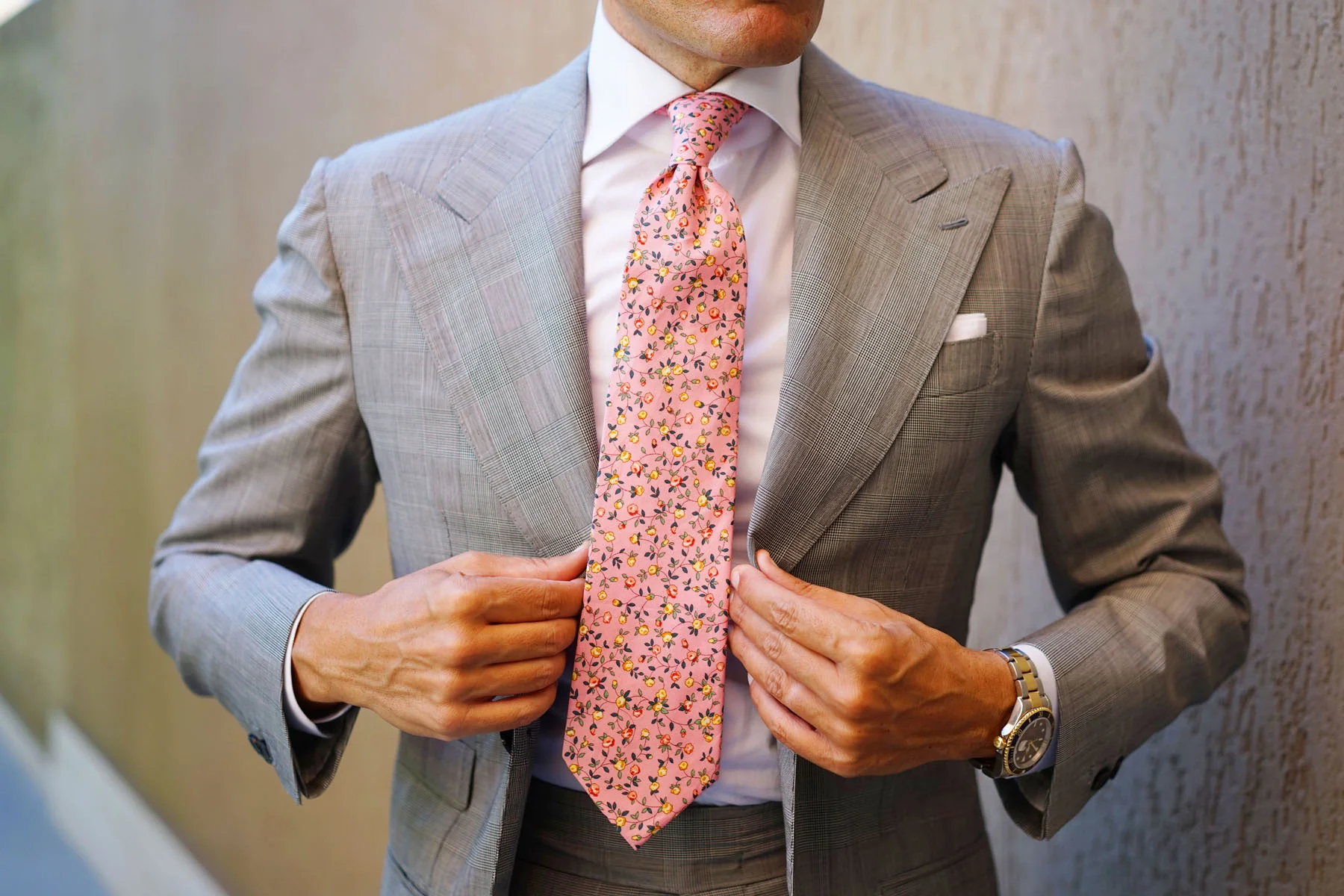 Je Suis Malade Floral Necktie - Image 8