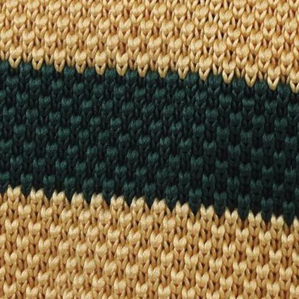 Jim Dean Green Knitted Tie - Image 2