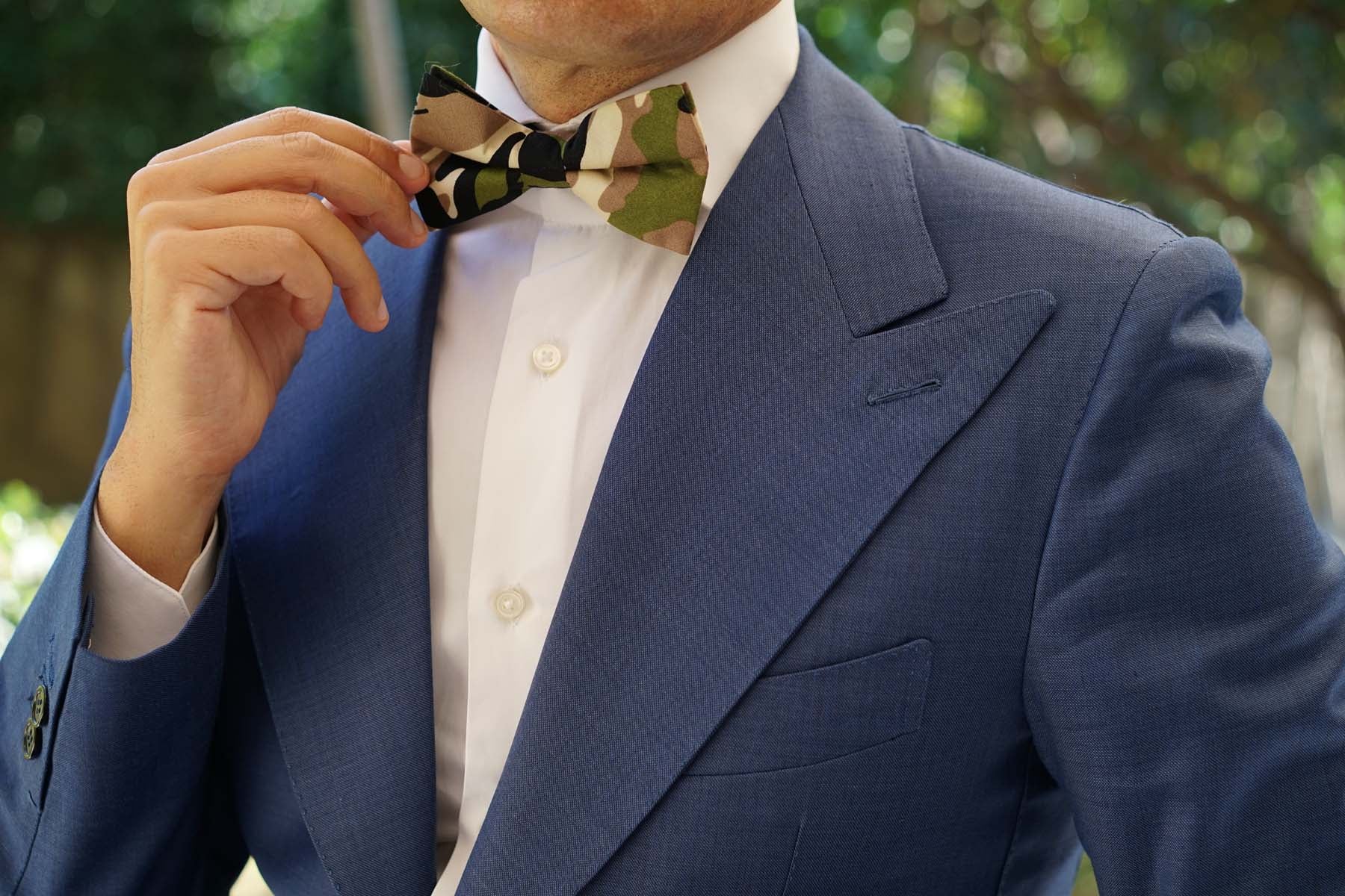 Jungle Green Camo Bow Tie - Image 5