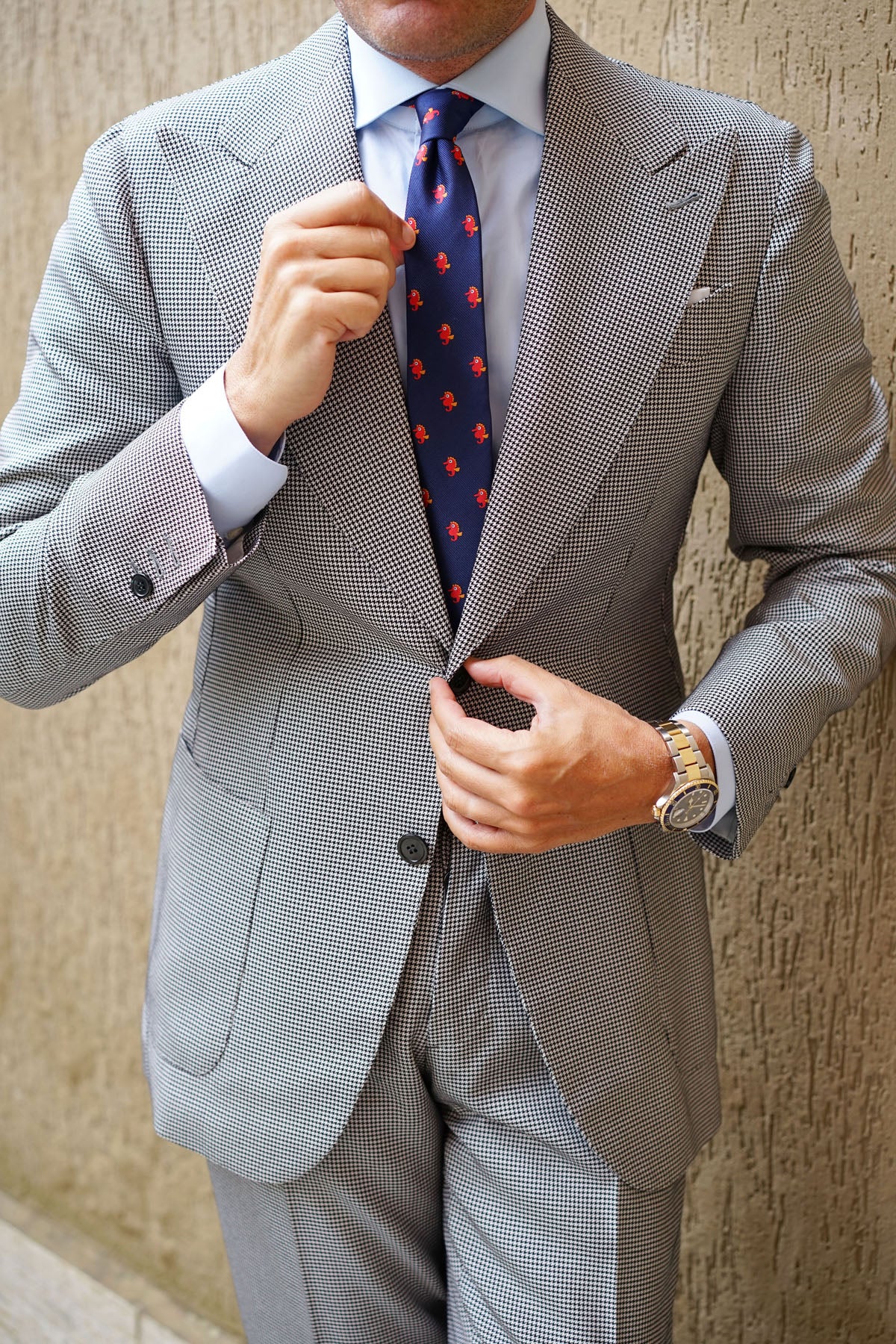 Juno The Seahorse Skinny Tie - Image 5