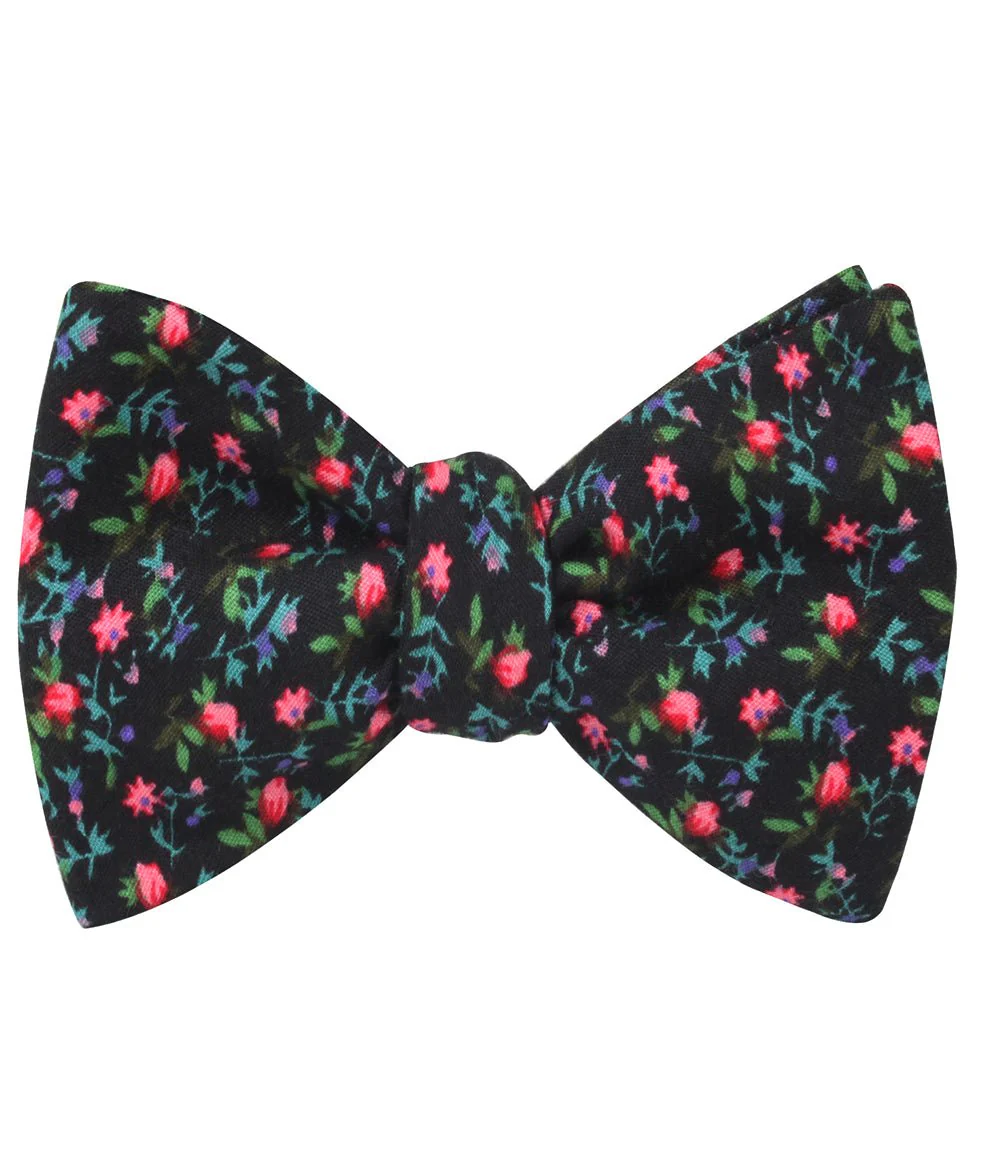 Kenrokuen Japanese Flower Self Bow Tie - Image 2