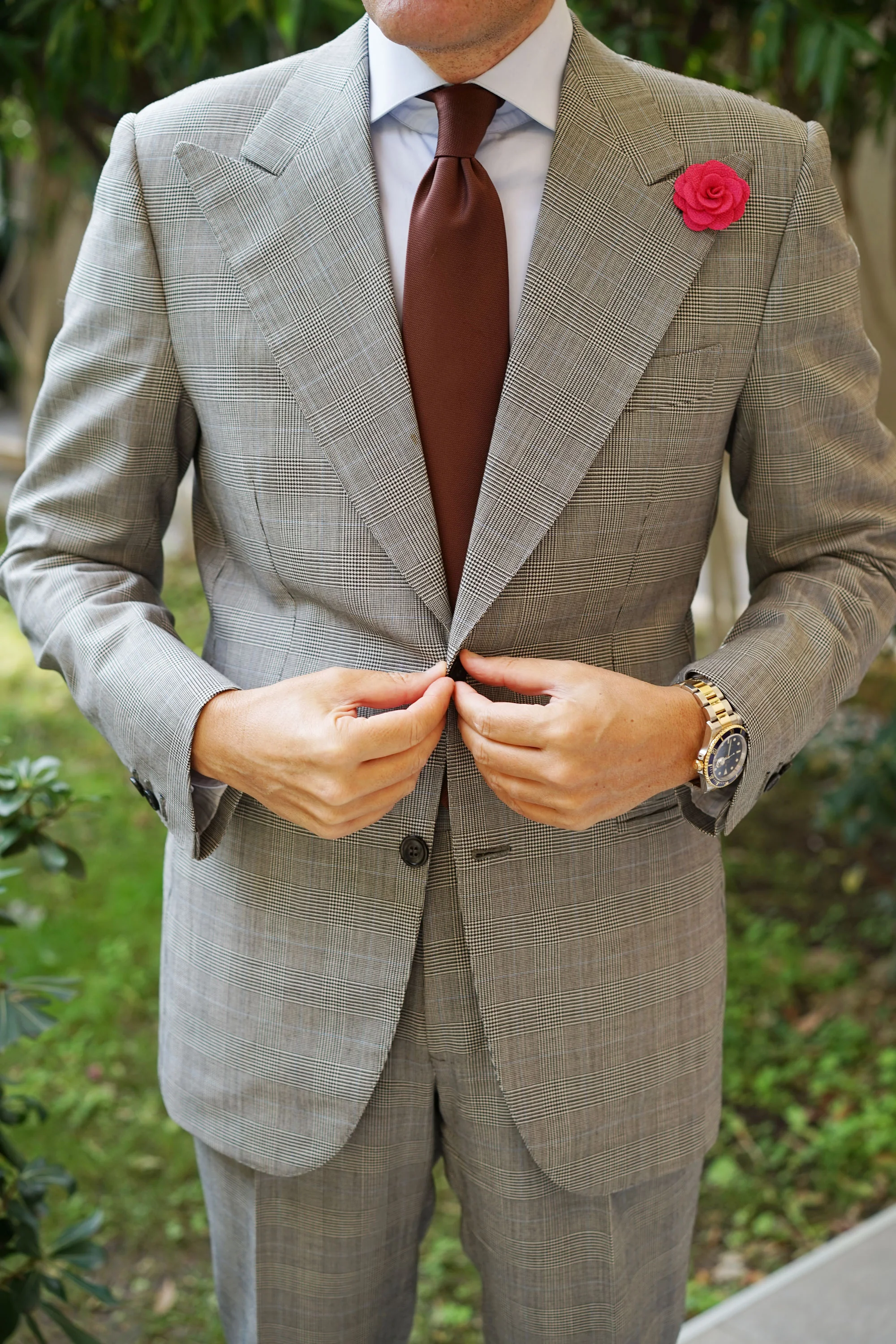 Kensei Pink Lapel Flower - Image 4