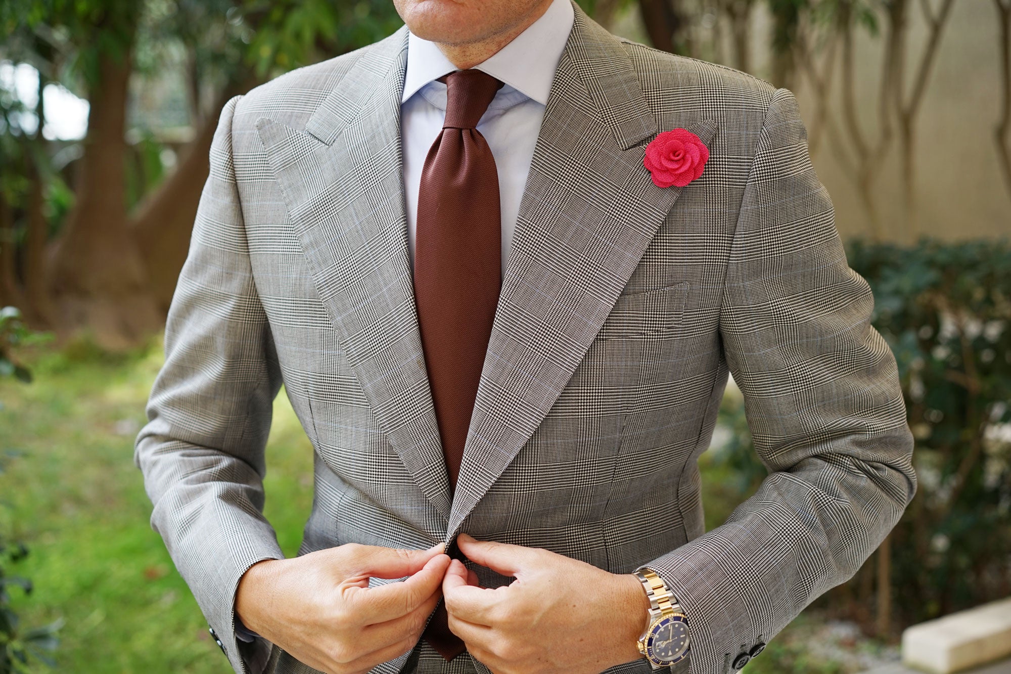 Kensei Pink Lapel Flower - Image 6