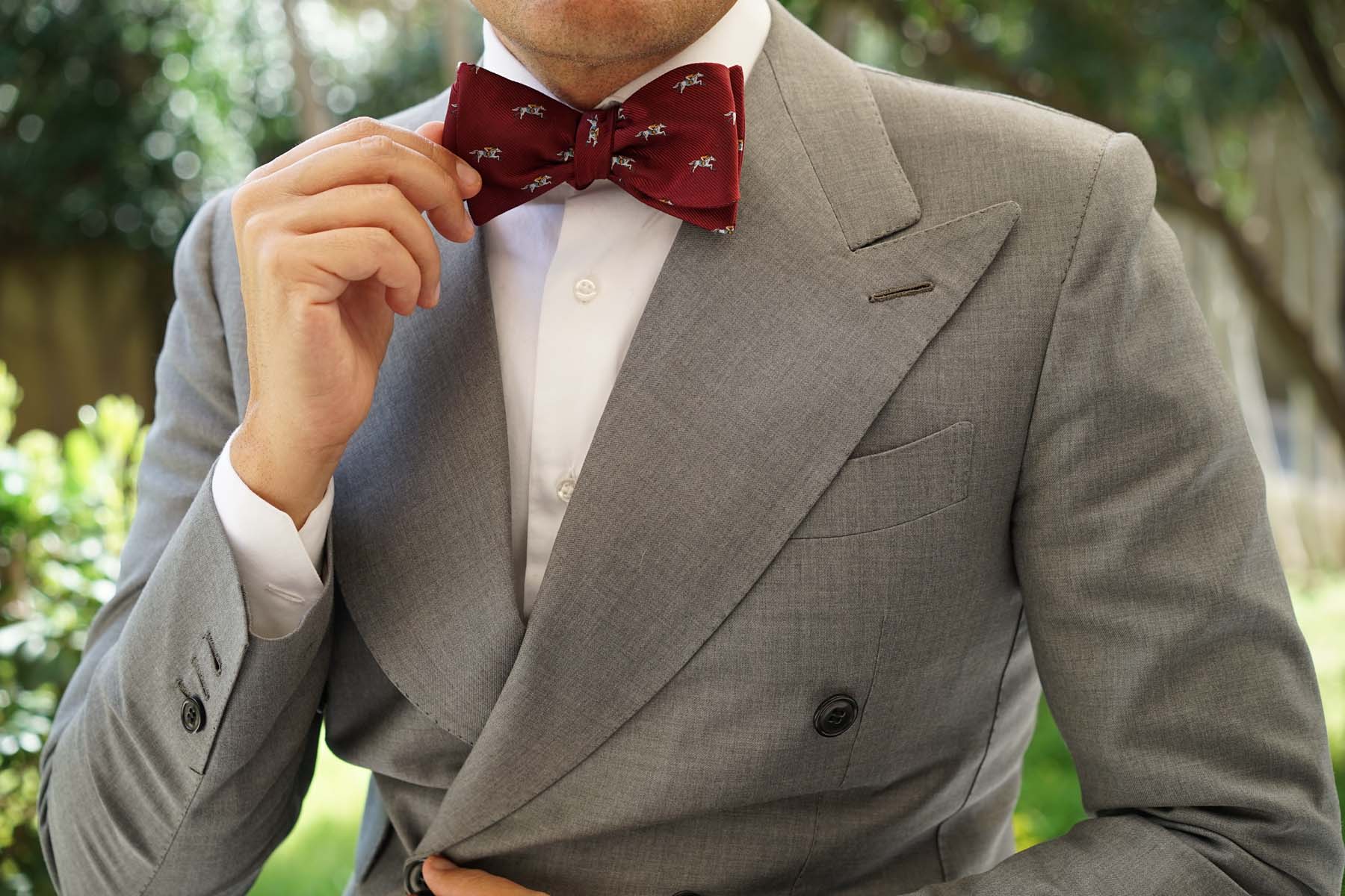 Kentucky Derby Race Horse Self Bow Tie - Image 6