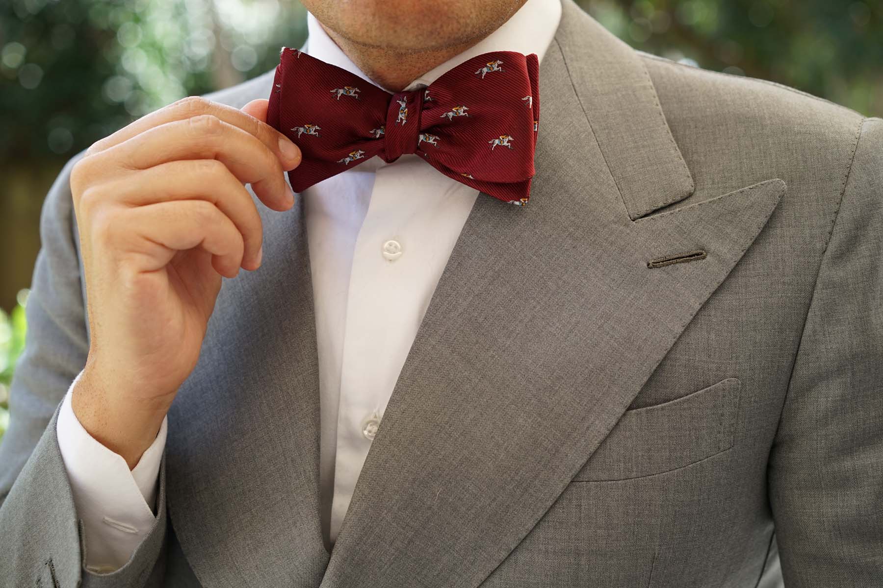 Kentucky Derby Race Horse Self Bow Tie - Image 7