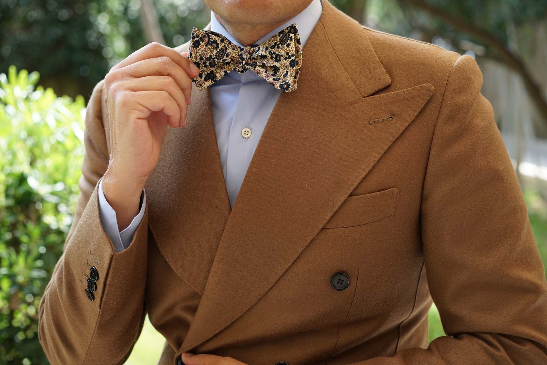 Keukenhof Floral Self Bow Tie - Image 6
