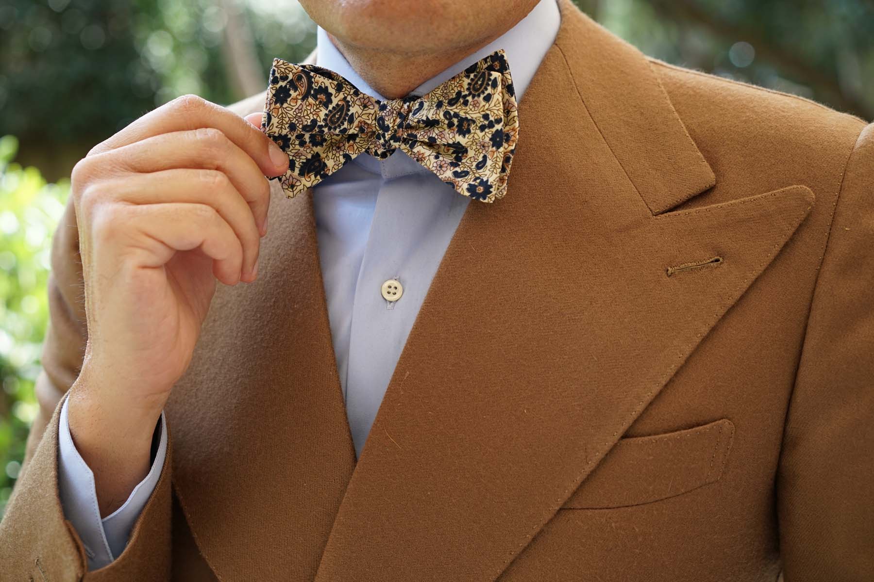 Keukenhof Floral Self Bow Tie - Image 7