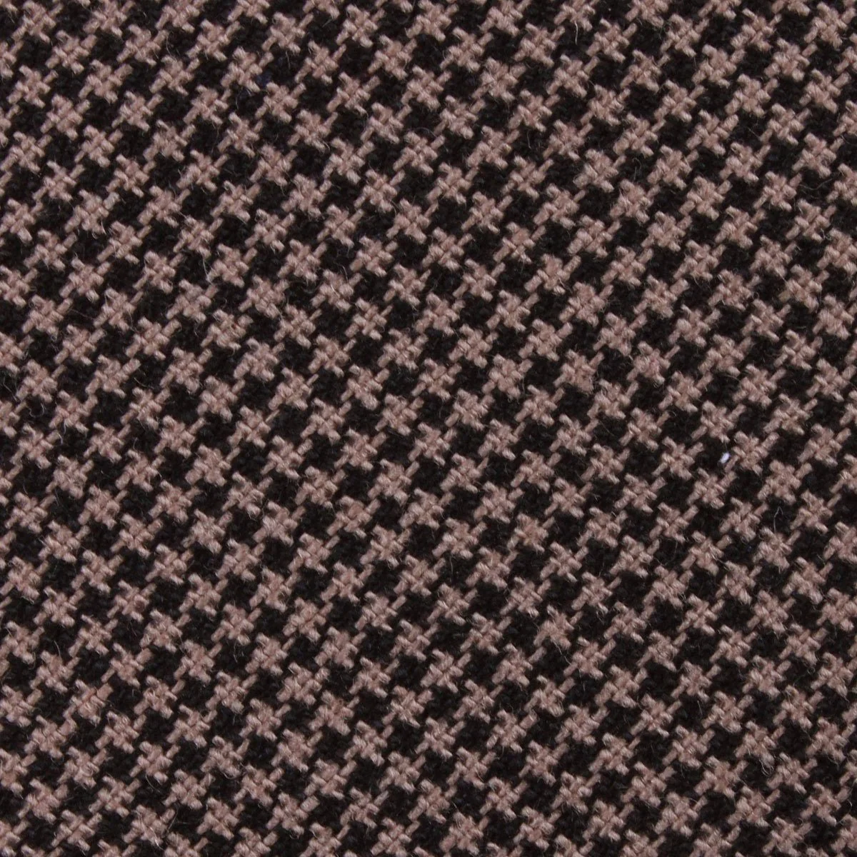Khaki Black Houndstooth Blend Bow Tie - Image 2