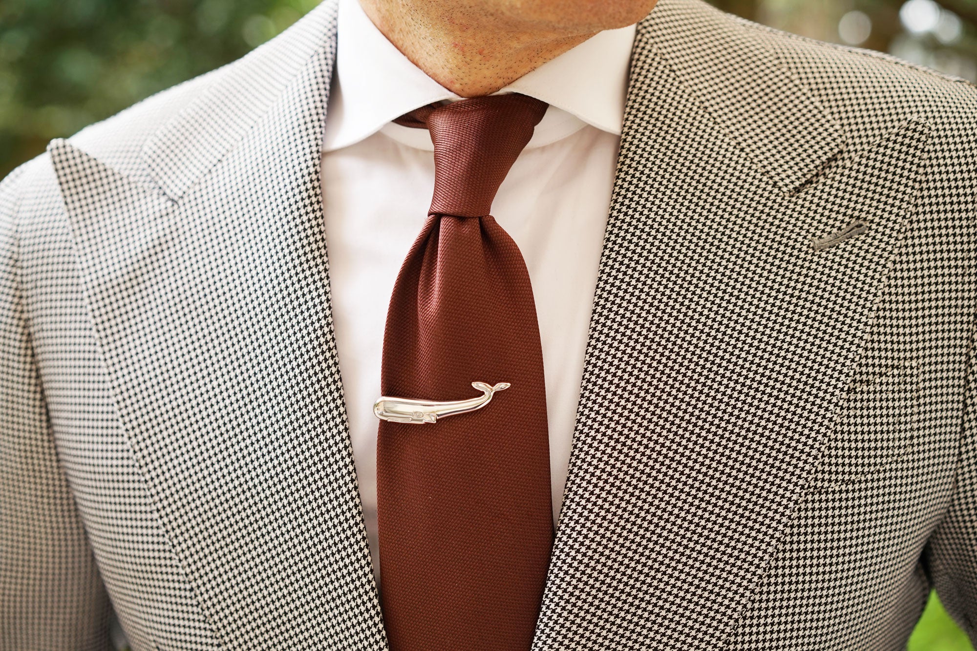 Killer Whale Silver Tie Bar - Image 9