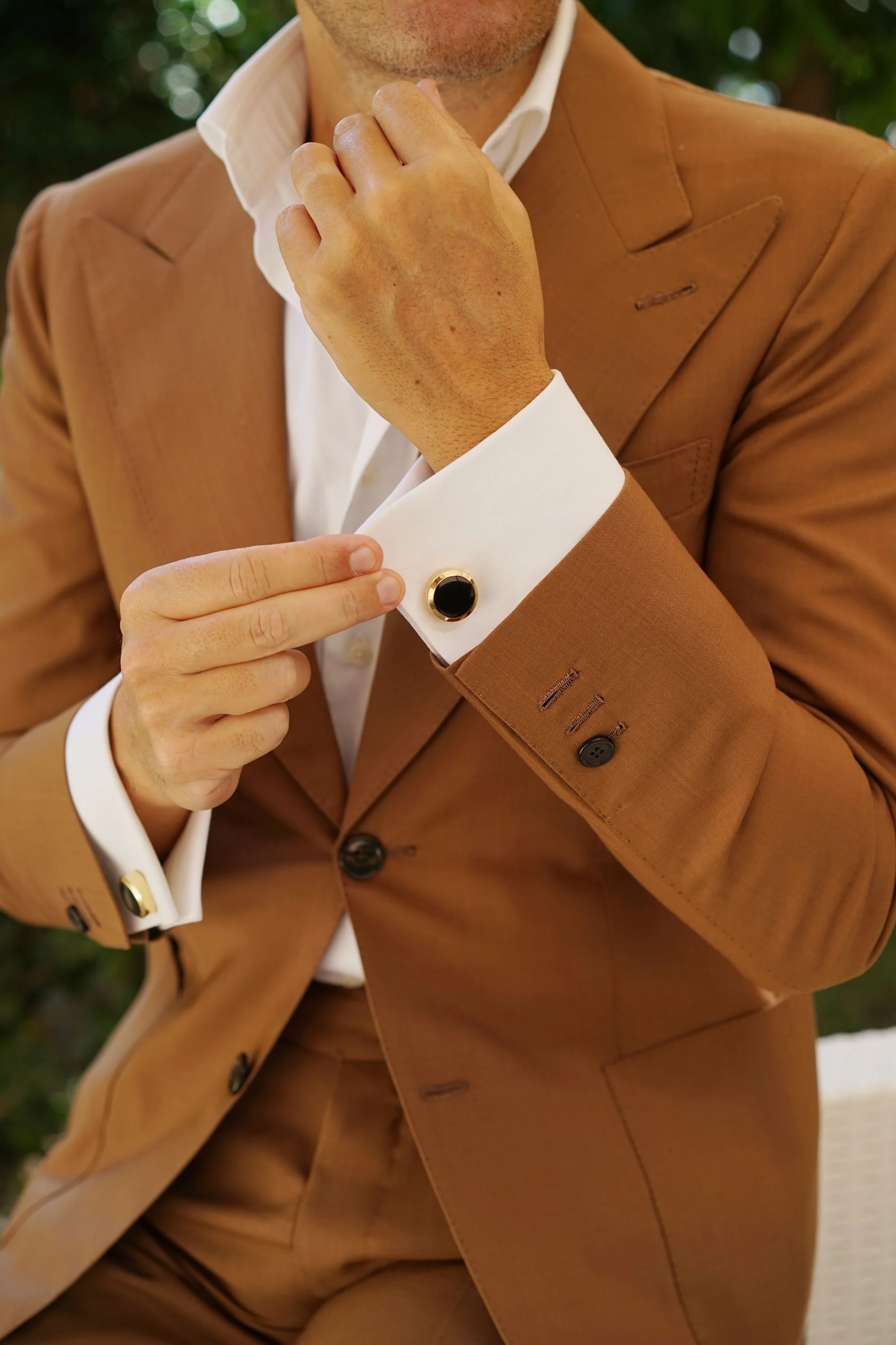King Solomon Gold Cufflinks - Image 6