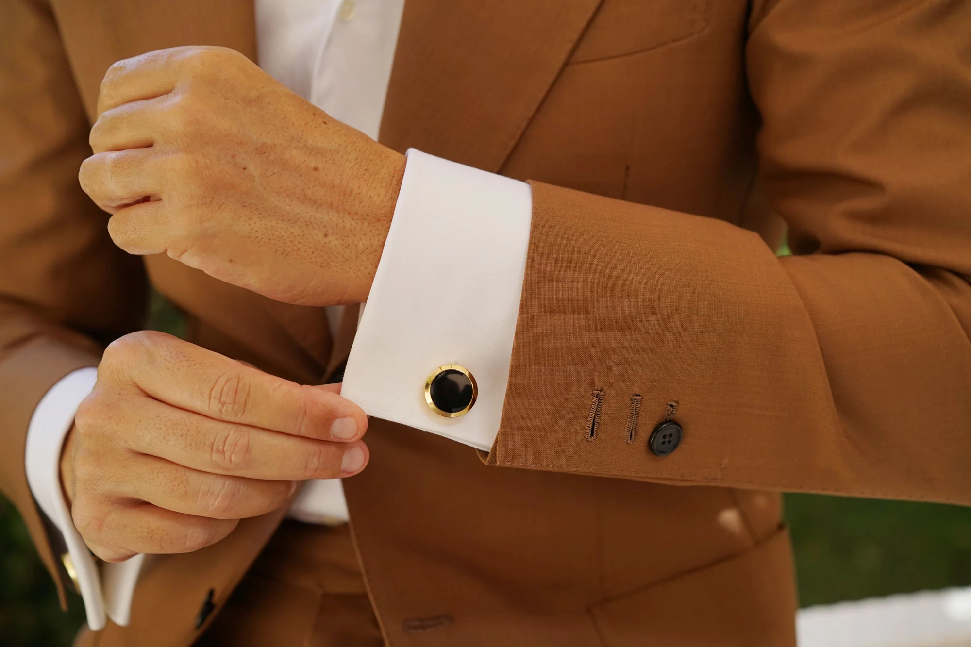 King Solomon Gold Cufflinks - Image 7