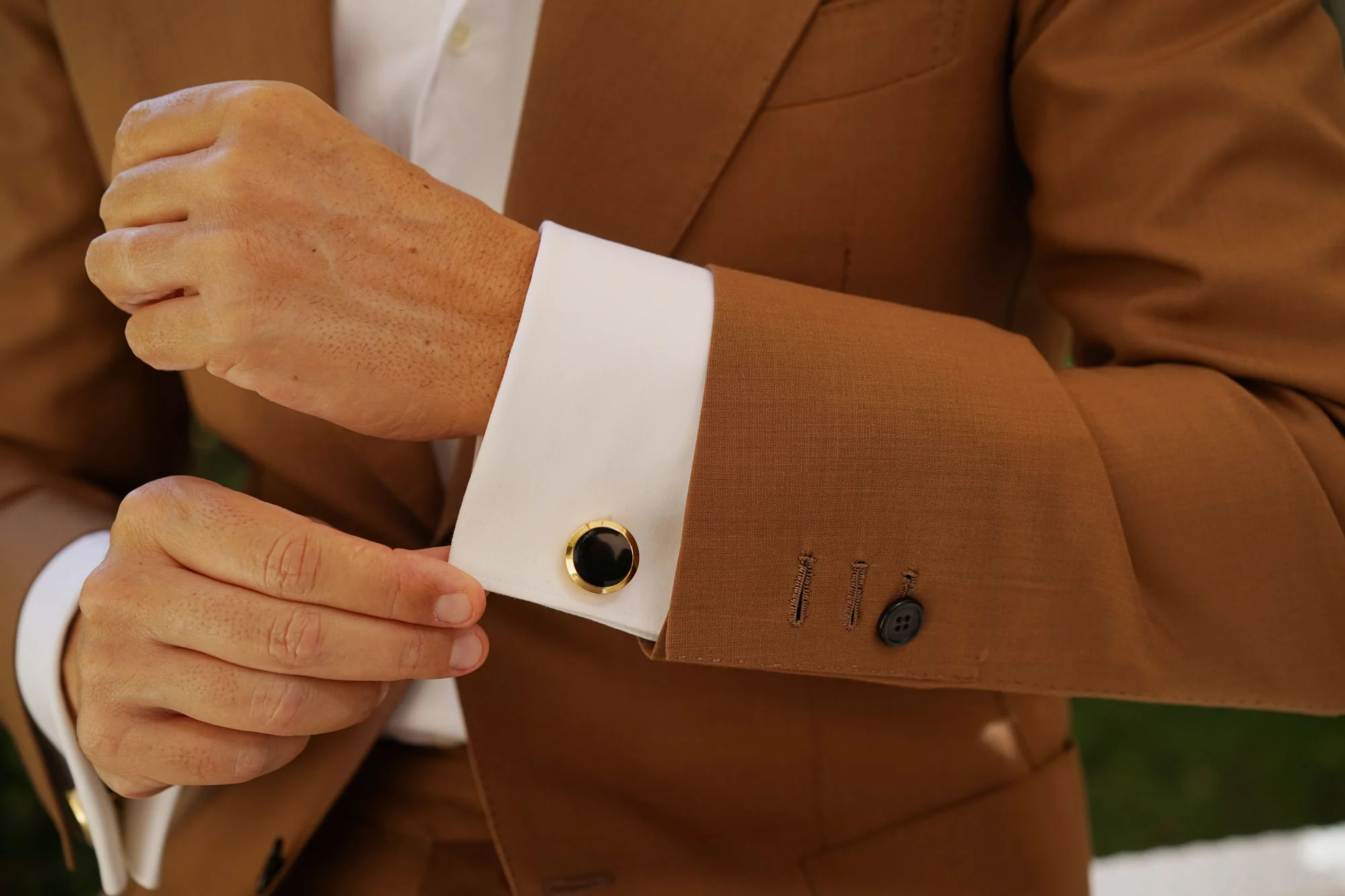 King Solomon Gold Cufflinks - Image 8