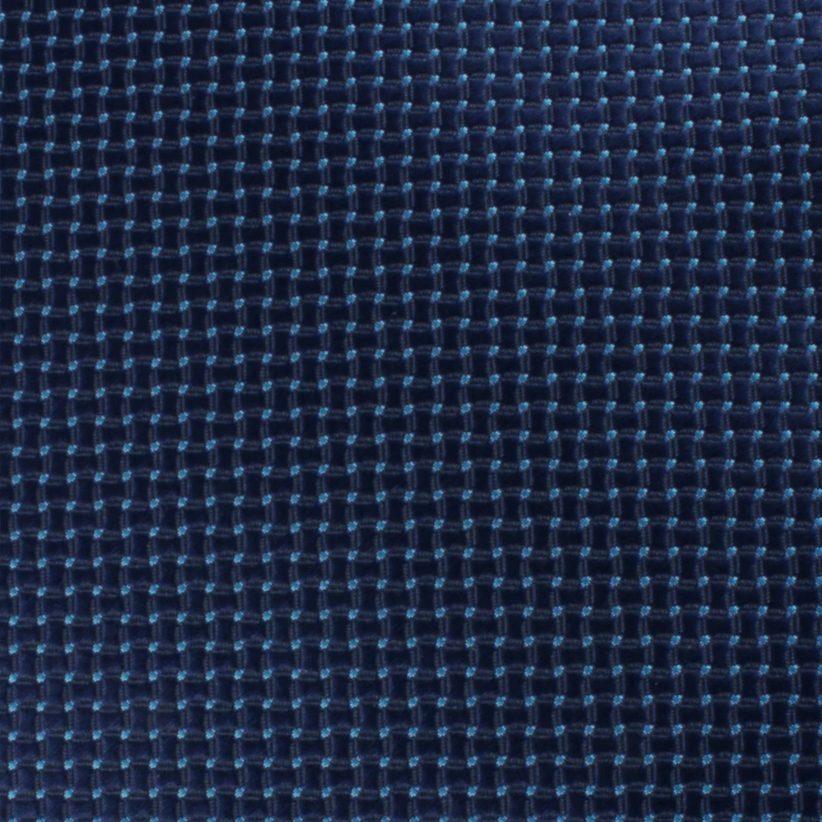 Kroc Blue Pin Dot Self Bow Tie - Image 3