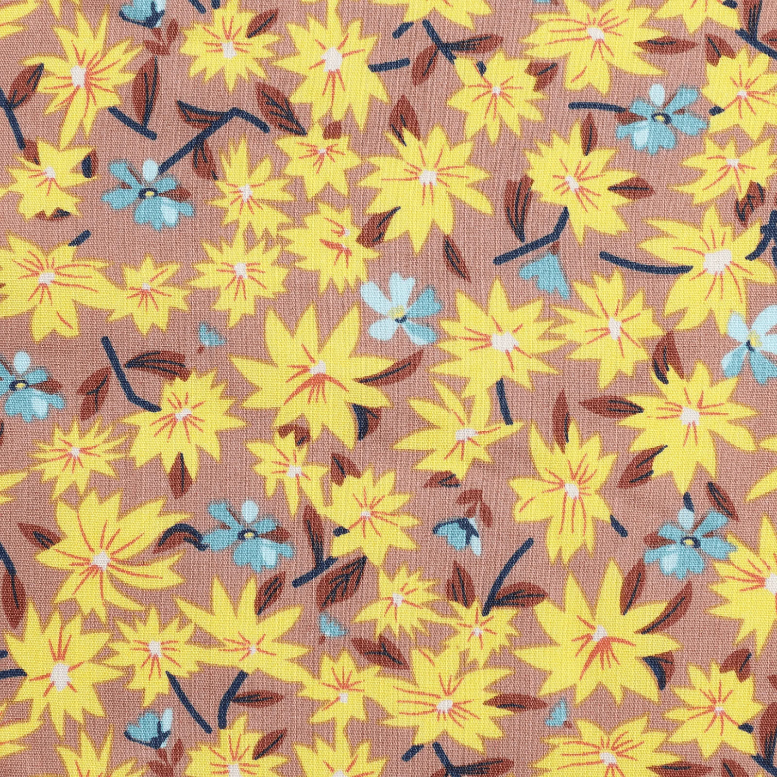 La Caleta Lemon Floral Skinny Tie - Image 3