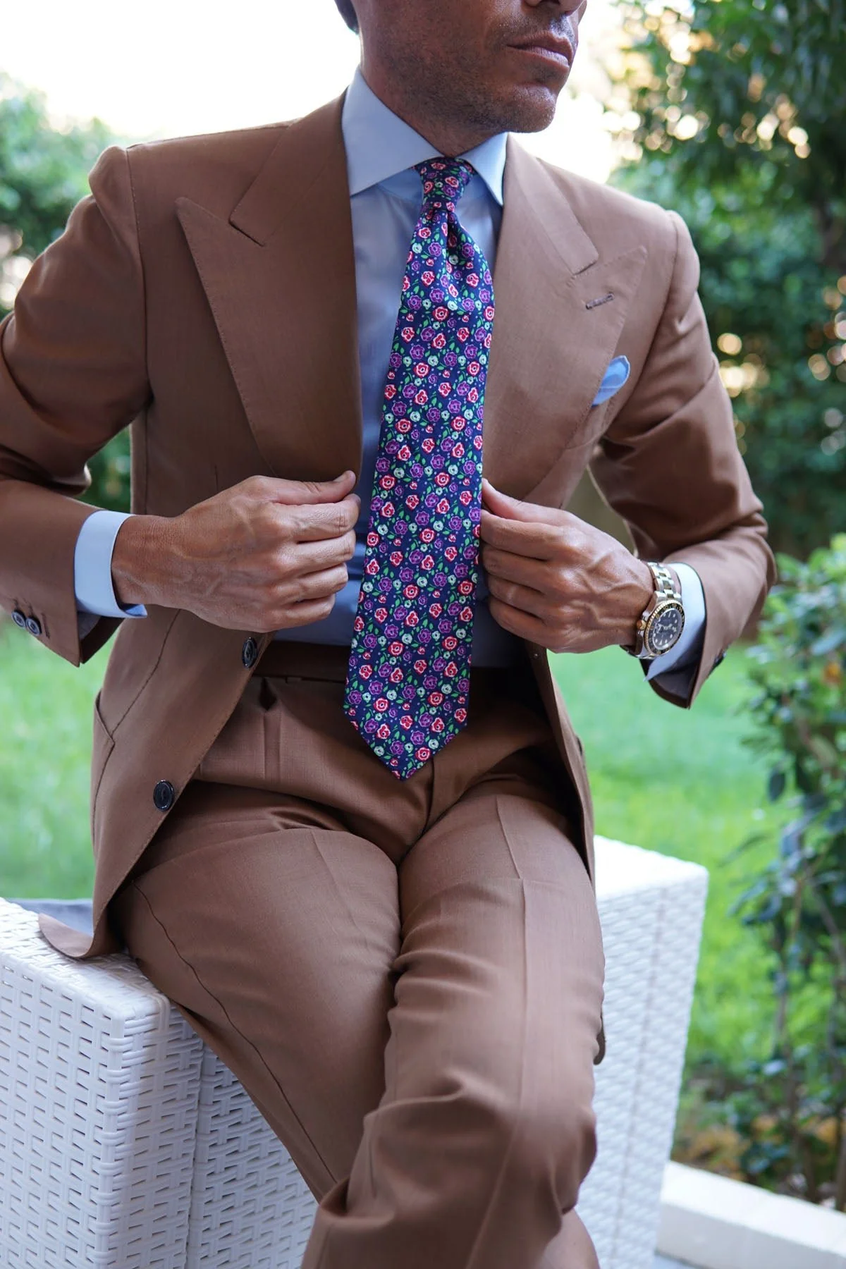 La Favia Rose Necktie - Image 14
