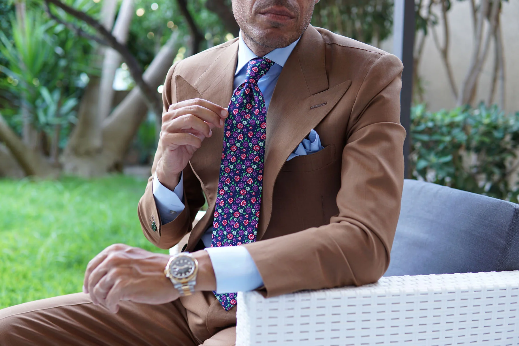 La Favia Rose Necktie - Image 15