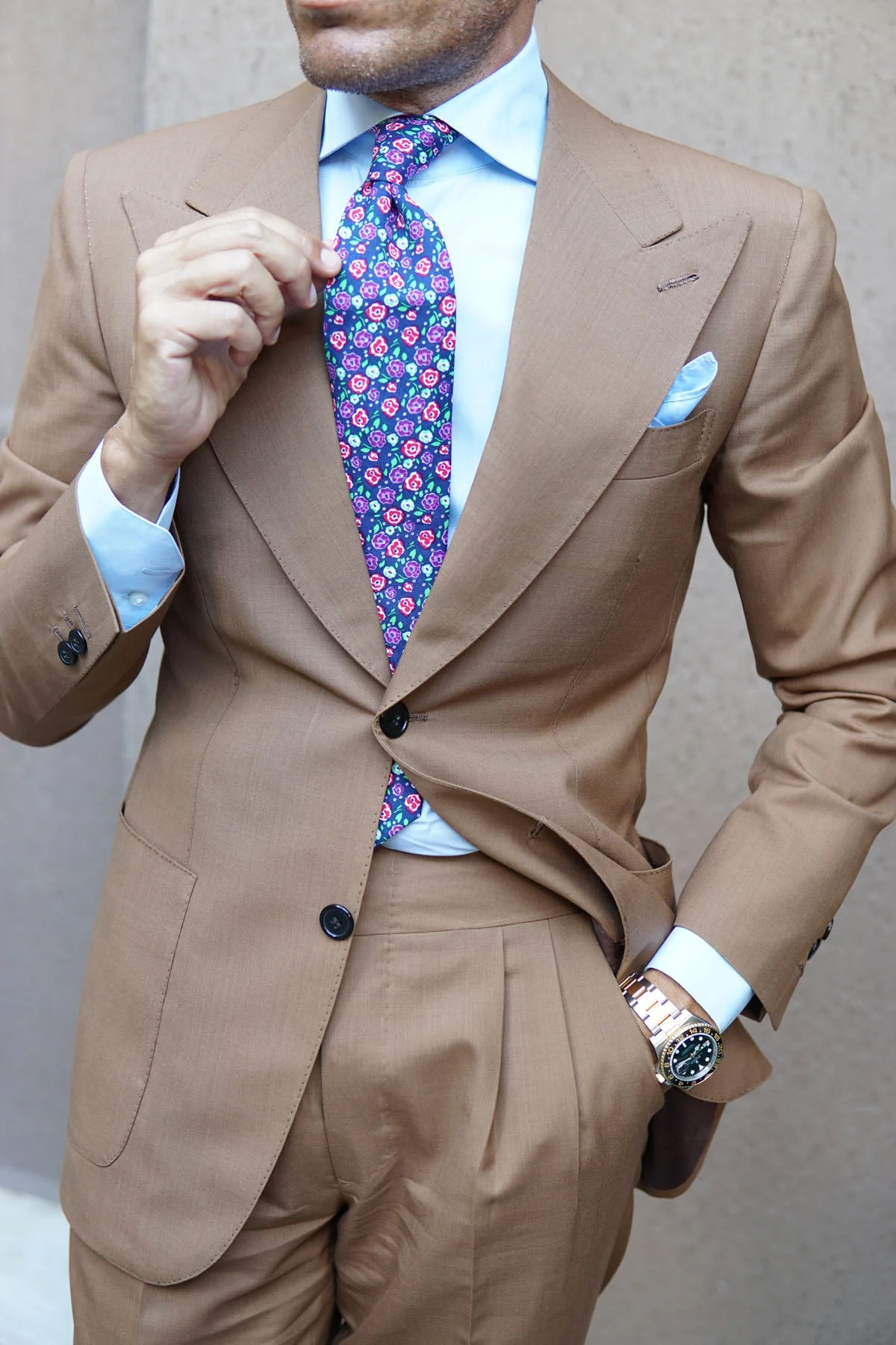 La Favia Rose Necktie - Image 17