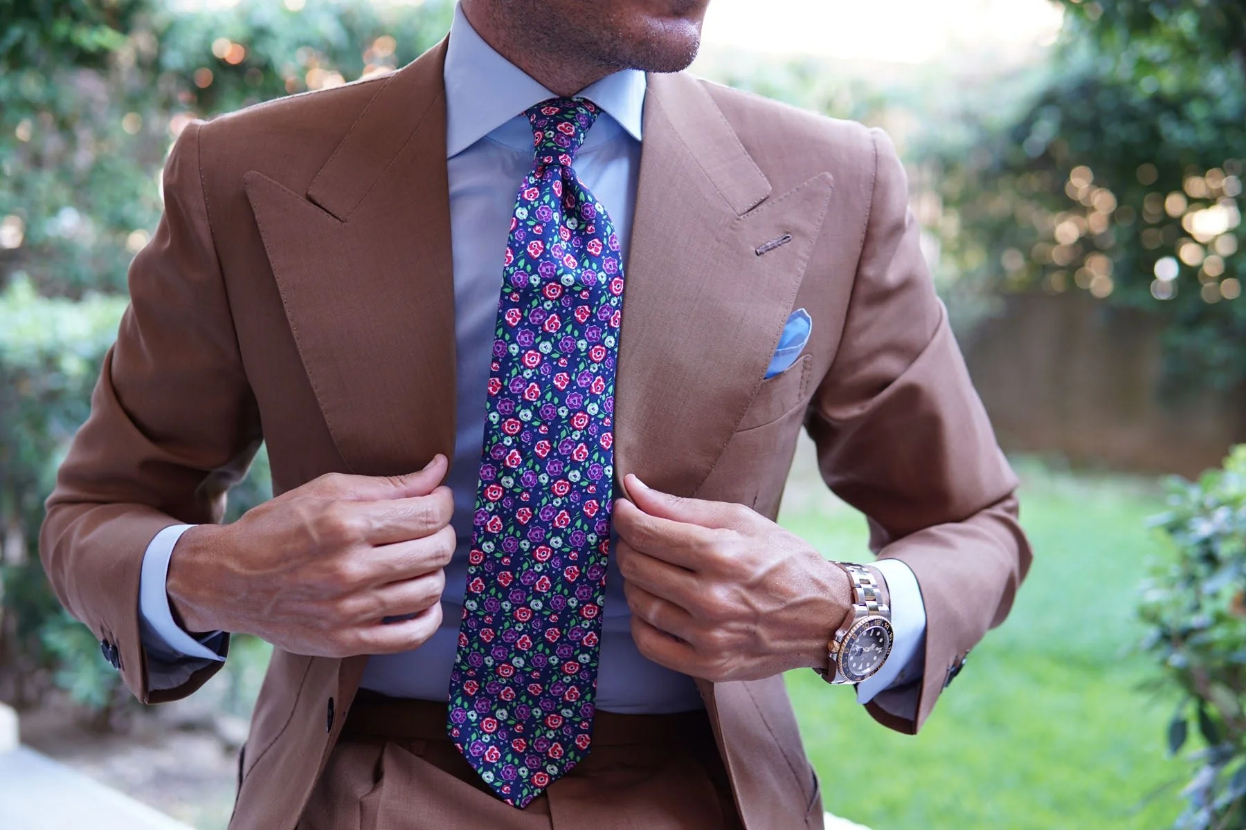 La Favia Rose Necktie - Image 4