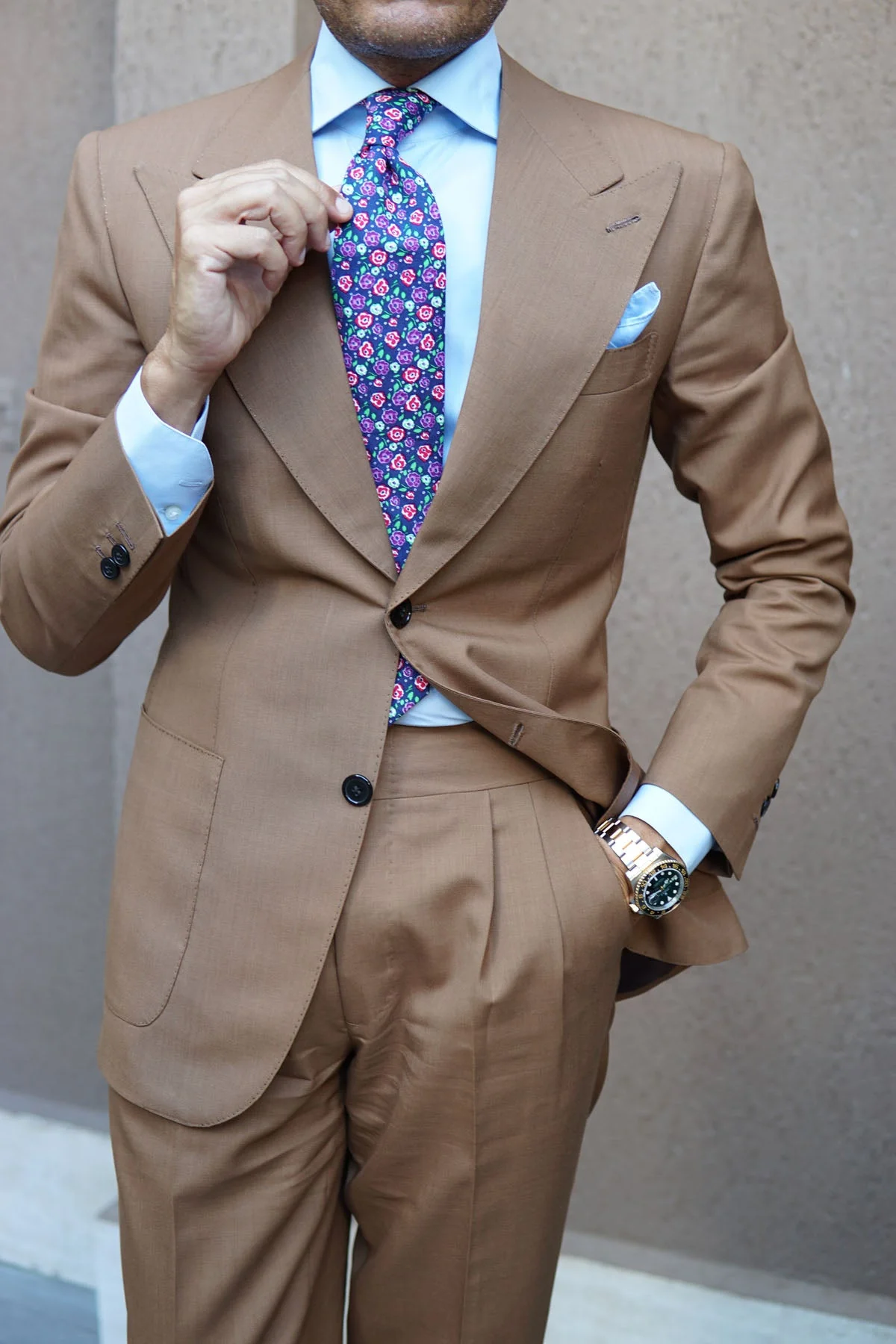 La Favia Rose Necktie - Image 5