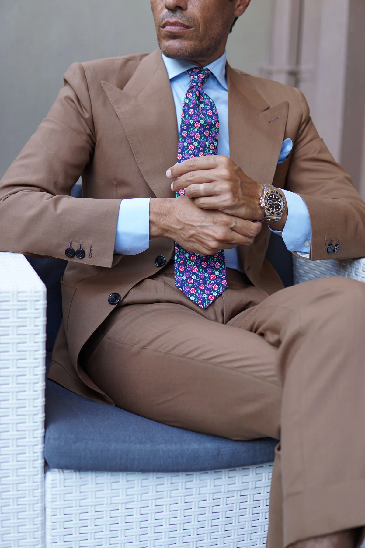 La Favia Rose Necktie - Image 8