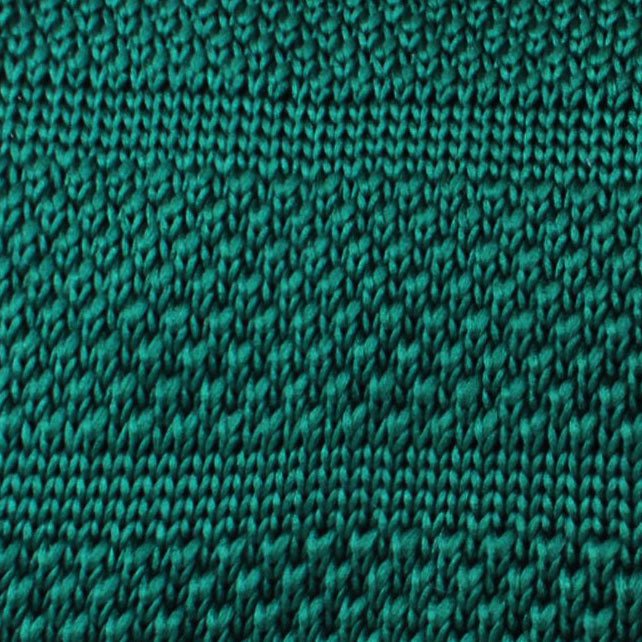 La Paz Green Knitted Tie - Image 2
