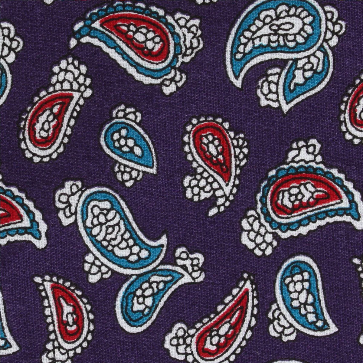 Lago di Bolsena Purple Paisley Kids Bow Tie - Image 2
