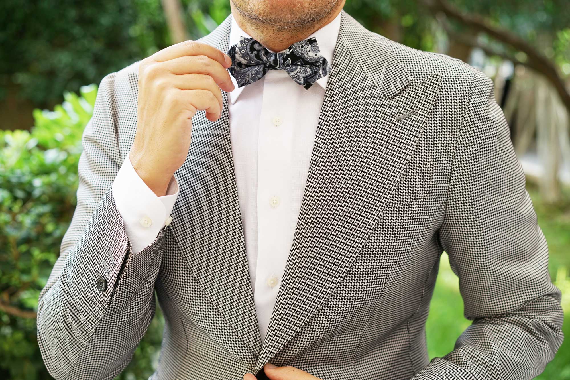 Lampedusa Paisley Diamond Bow Tie - Image 5