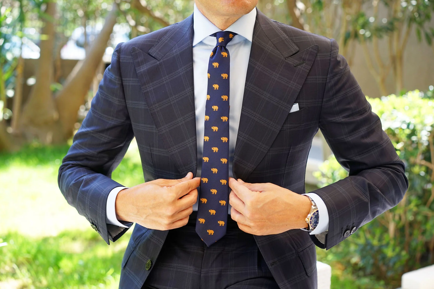 Lazy Bear Skinny Tie - Image 4