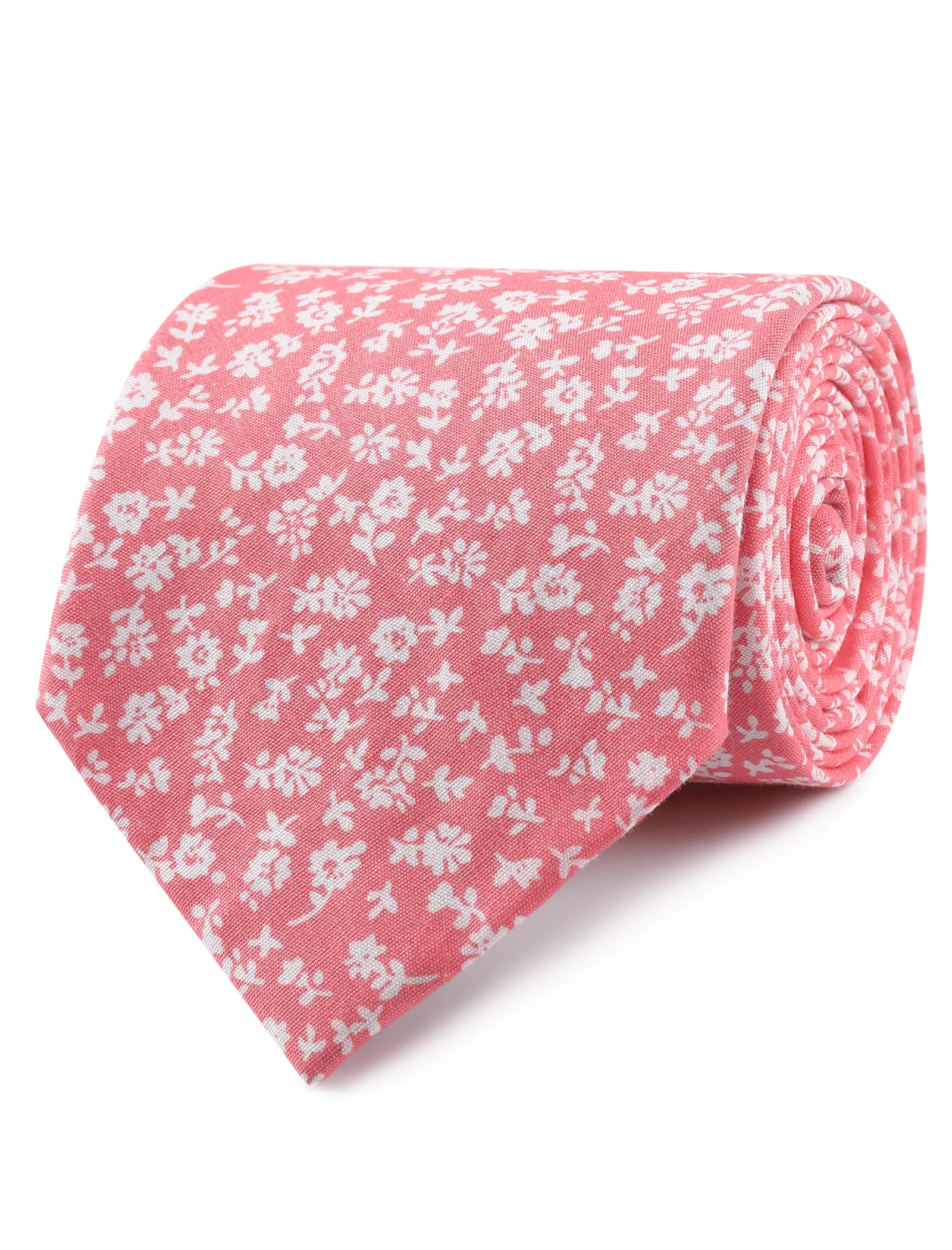 Le Marais Pink Floral Tie - Image 2