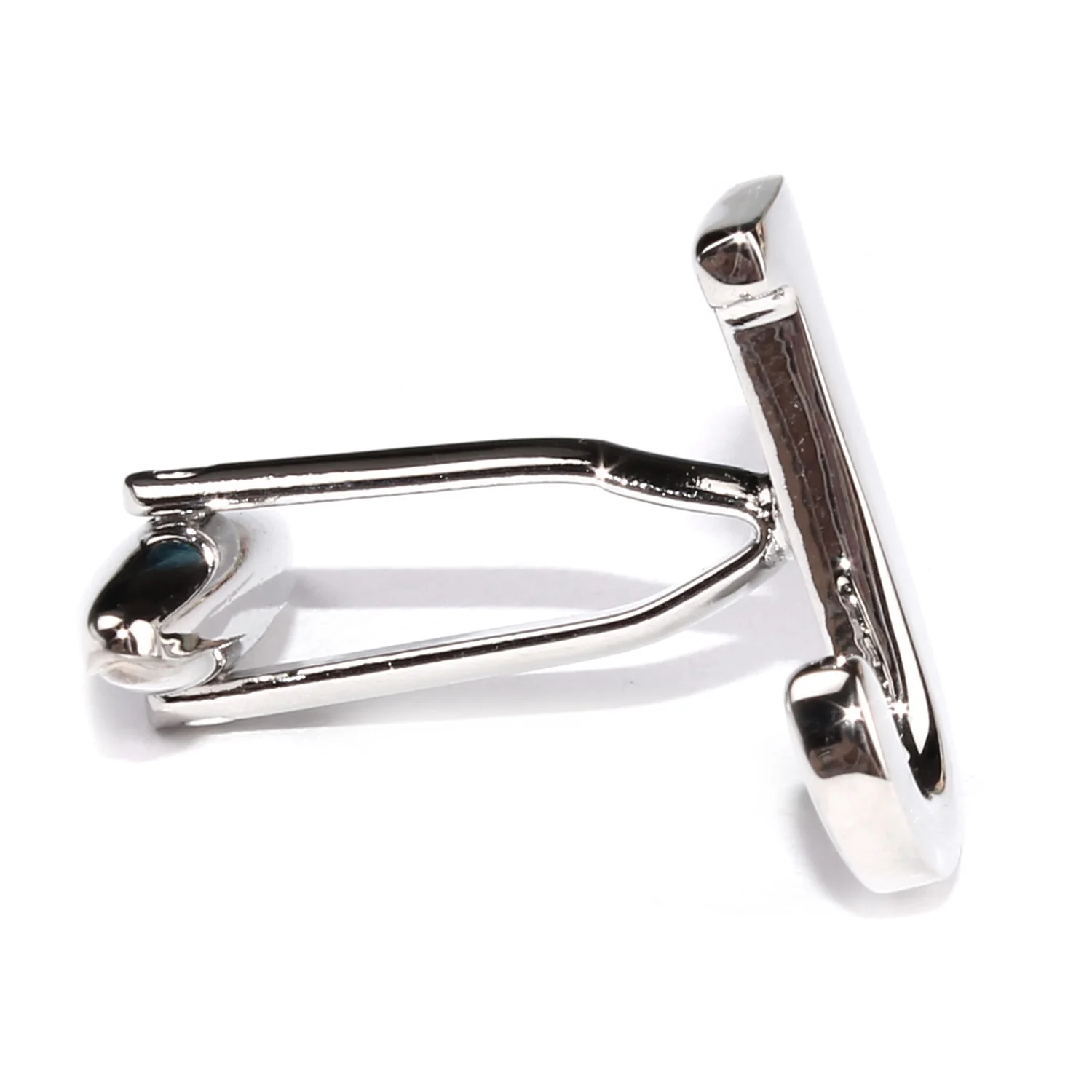 Letter J Silver Cufflinks - Image 6