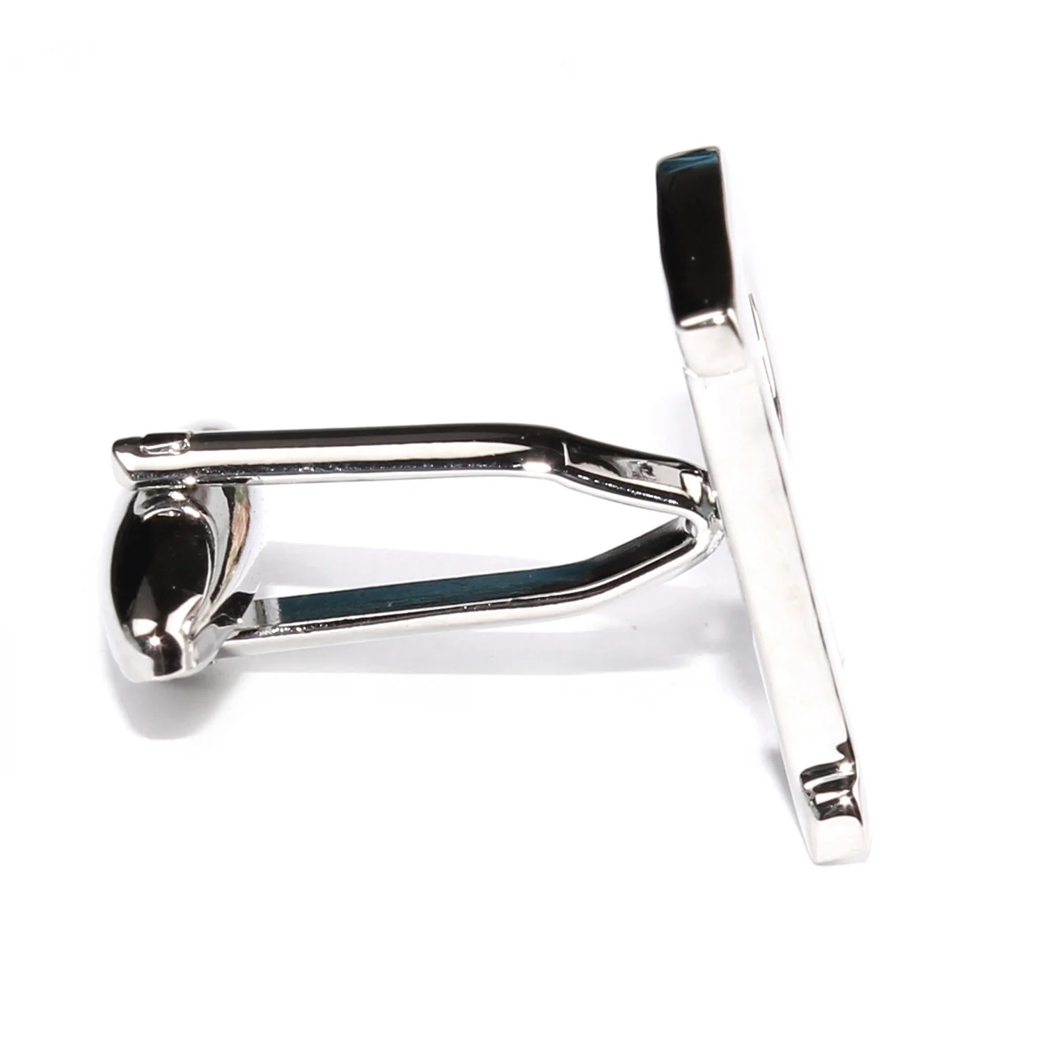 Letter R Silver Cufflinks - Image 6