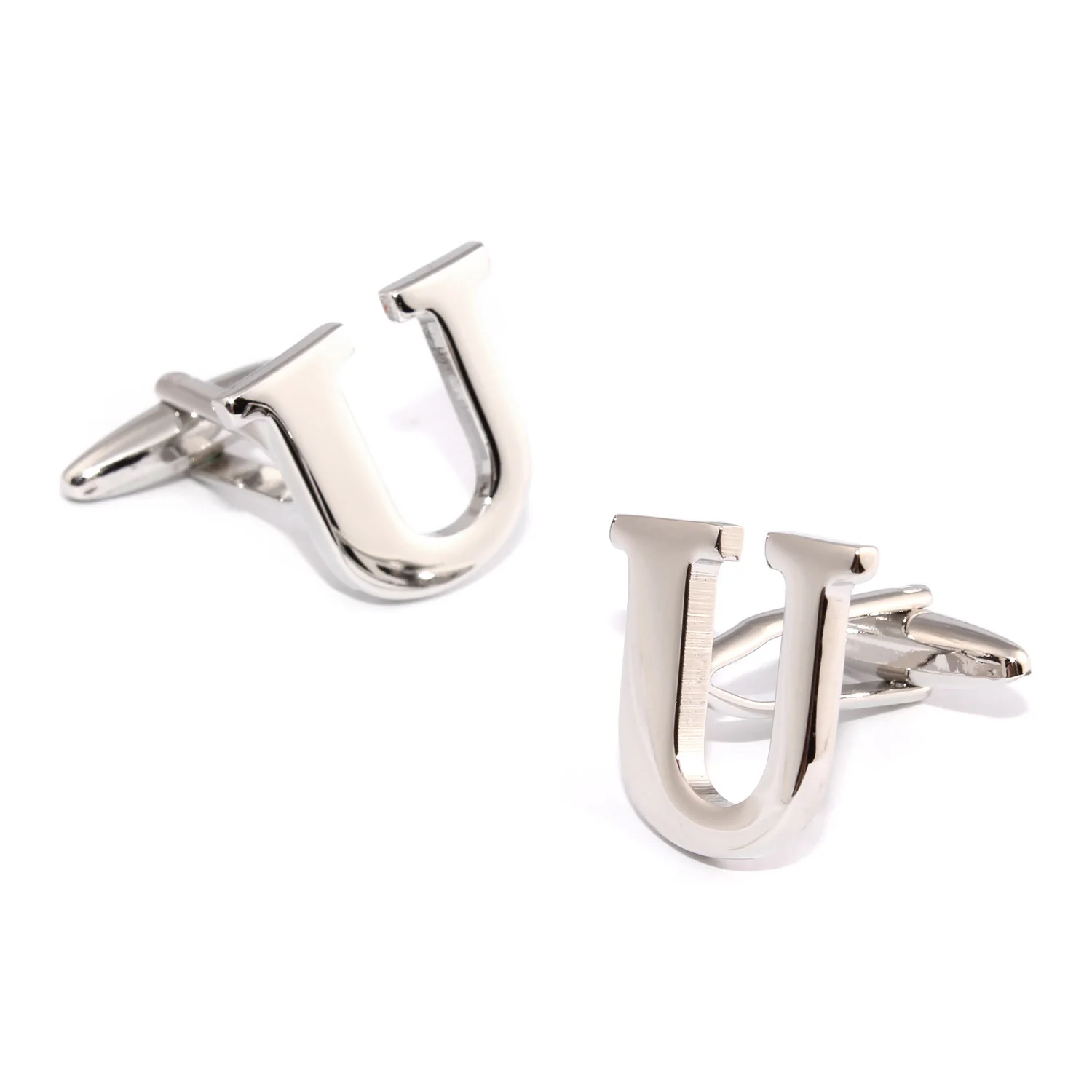 Letter U Silver Cufflinks - Image 3
