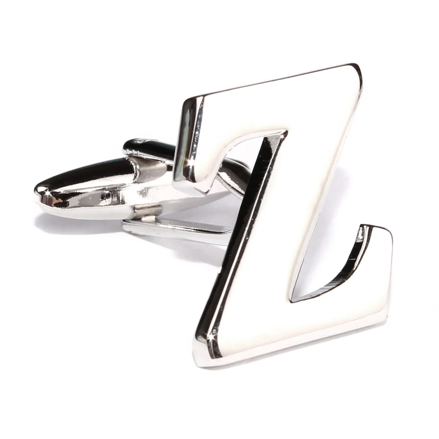 Letter Z Silver Cufflinks - Image 5
