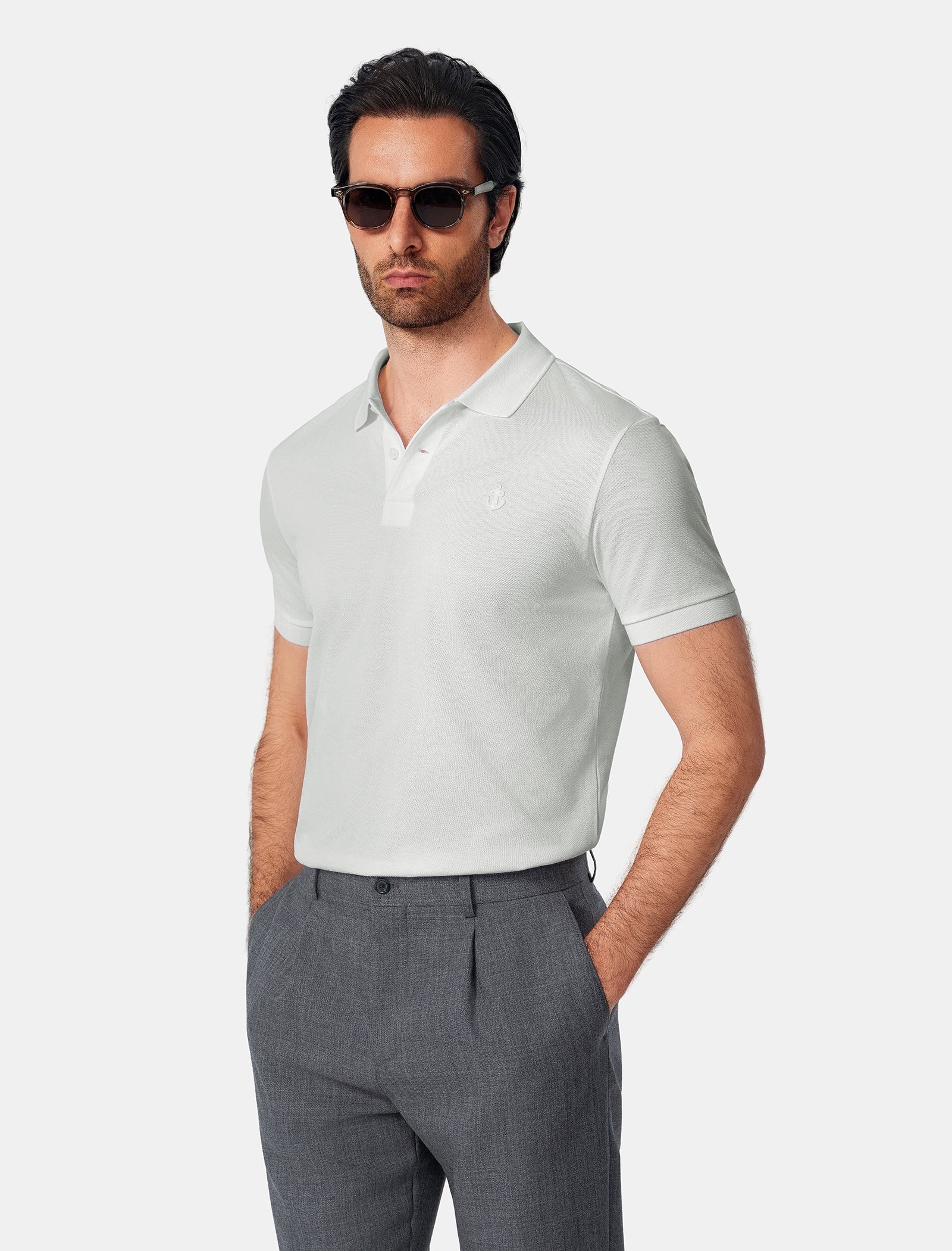 Light Grey Polo - Image 10