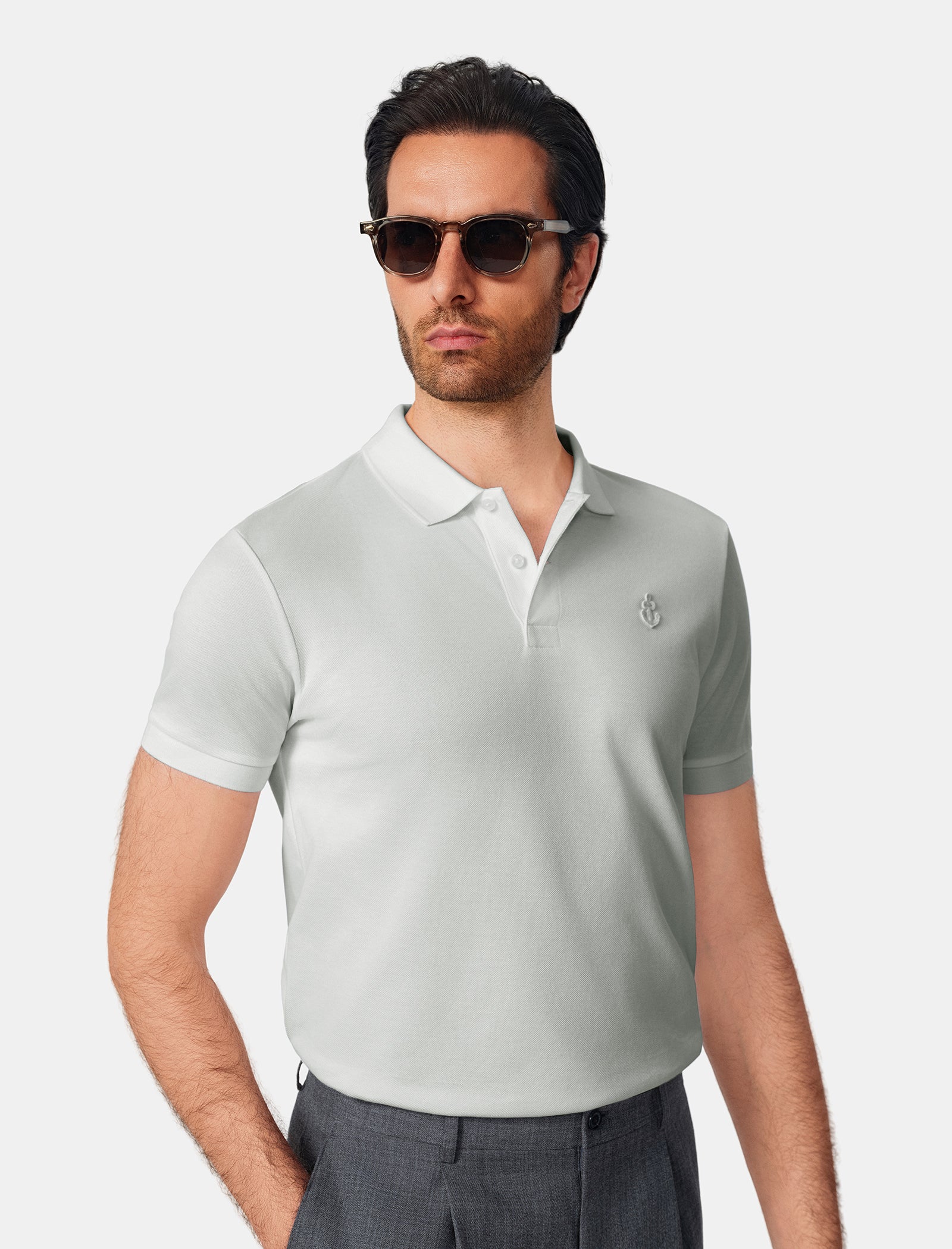 Light Grey Polo - Image 4