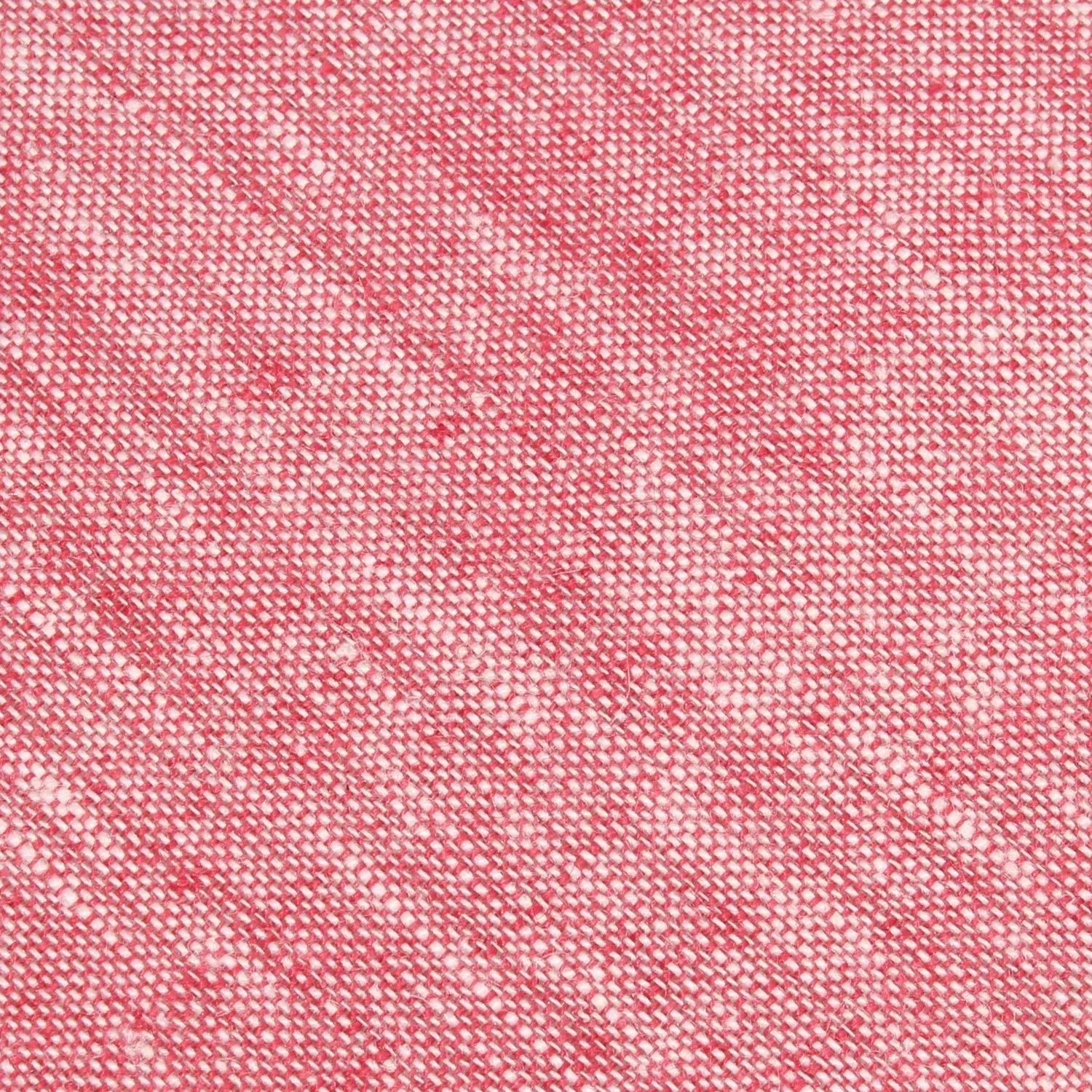 Light Red Chambray Linen Self Tie Diamond Bow Tie - Image 2