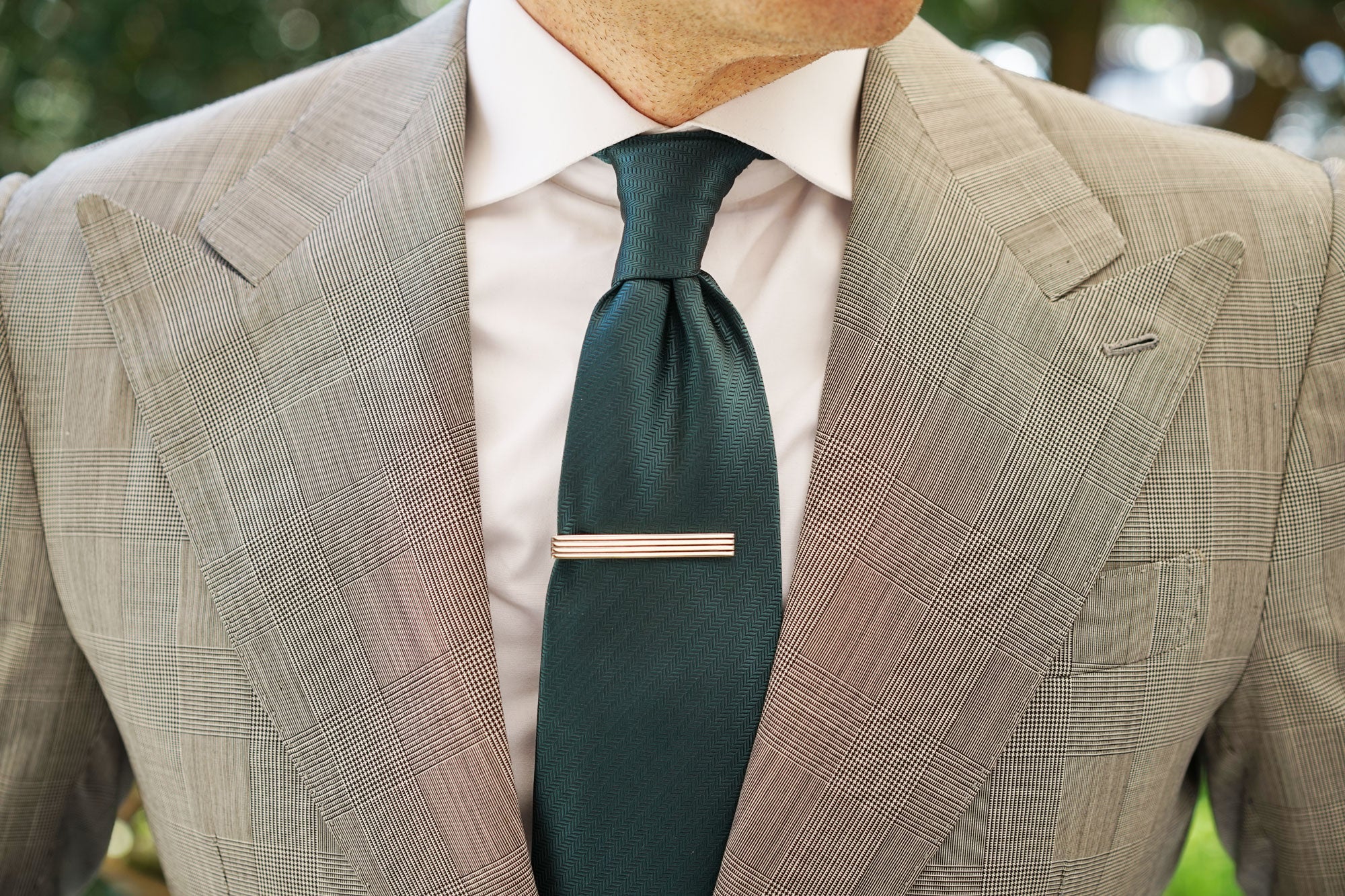 Logan Silver and Black Tie Bar - Image 8